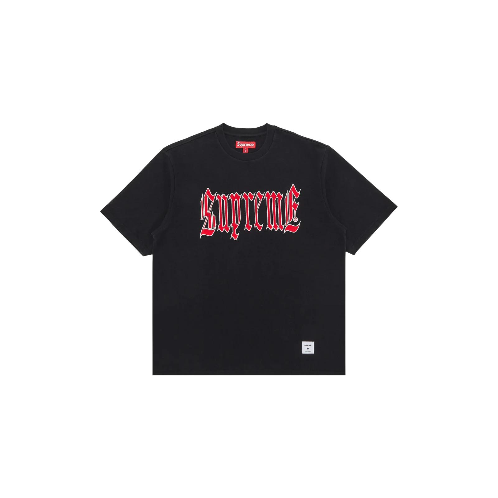 OLD ENGLISH SHORT-SLEEVE TOP « BLACK »