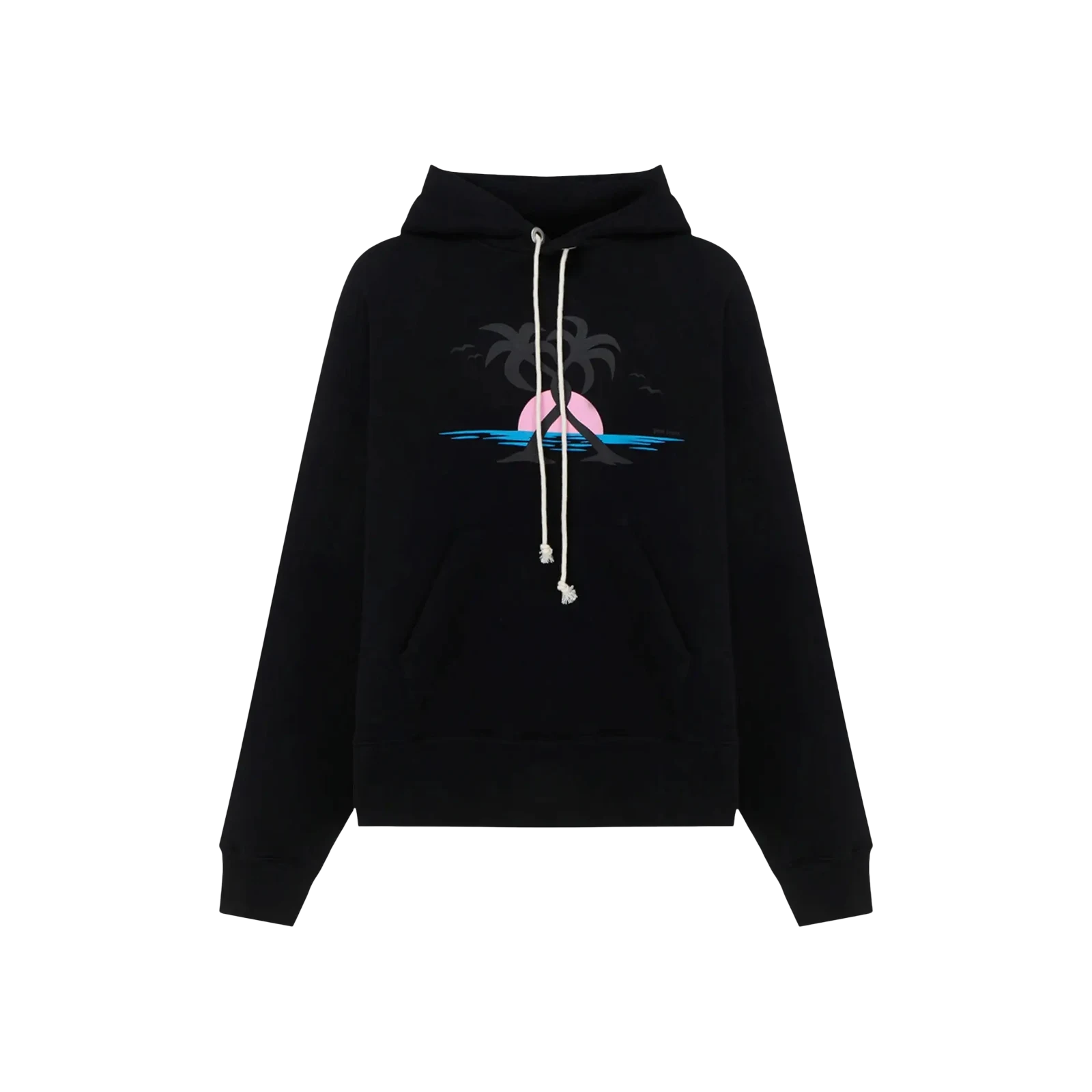 HUGGING PALMS HOODIE « BLACK/ORANGE »
