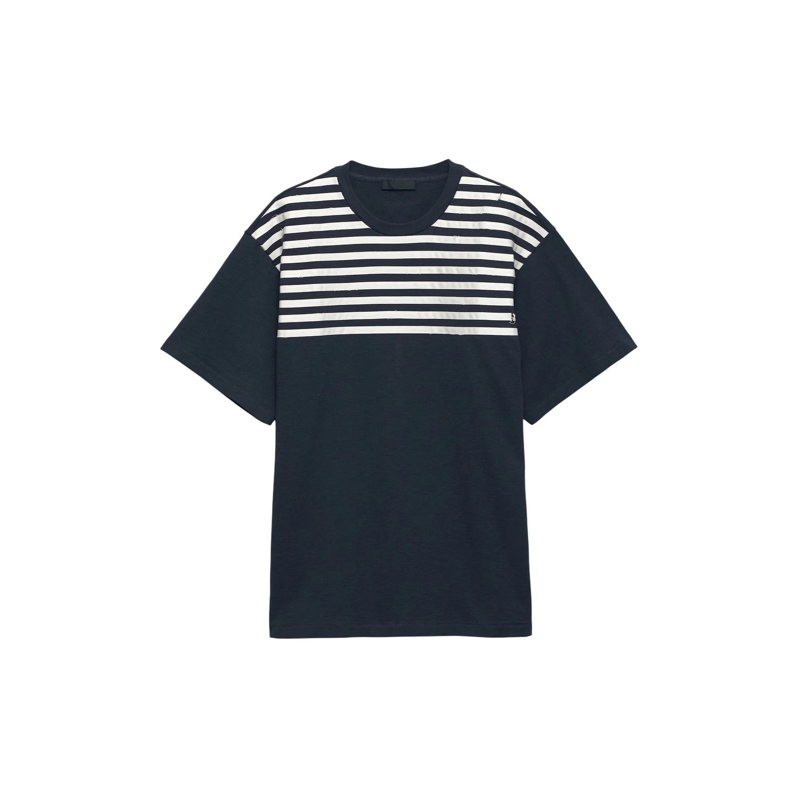 OVERSIZED STRIPED COTTON T-SHIRT