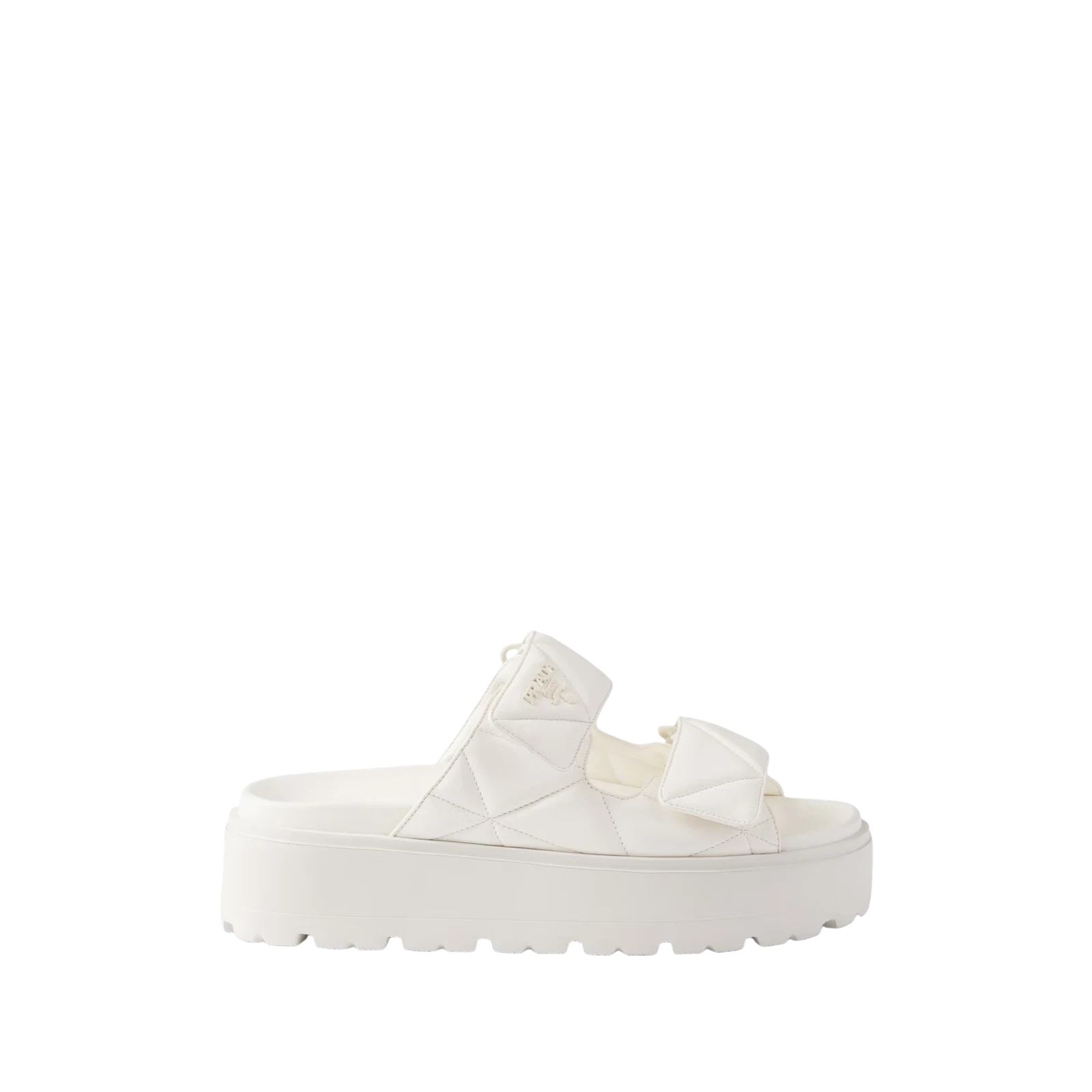 PADDED NAPPA LEATHER SLIDES