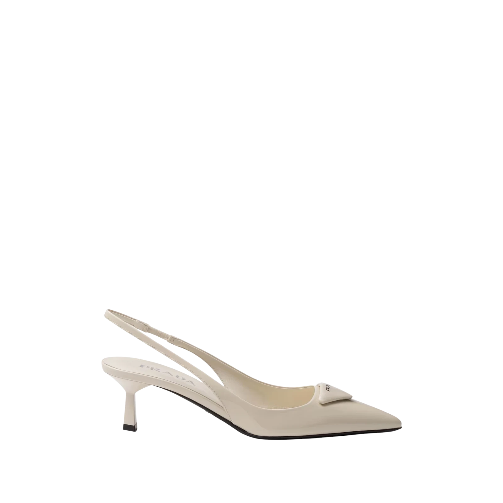 PATENT LEATHER SLINGBACK PUMPS 55MM