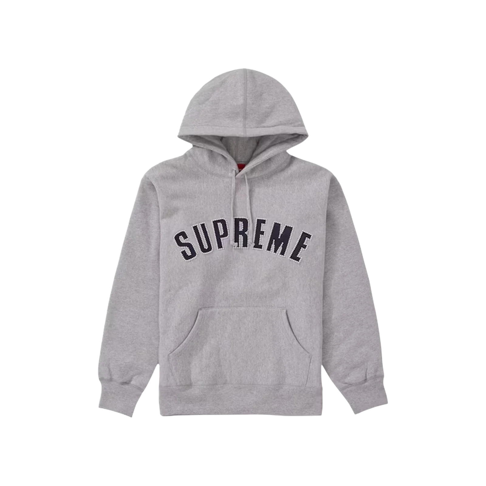 PEARL LOGO HOODED « GREY »
