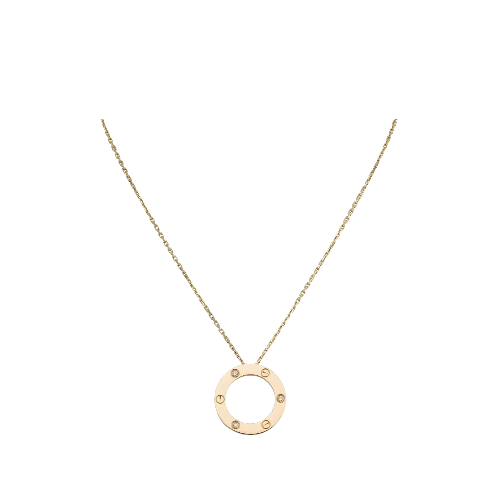 PENDENTIF LOVE 3 DIAMANTS