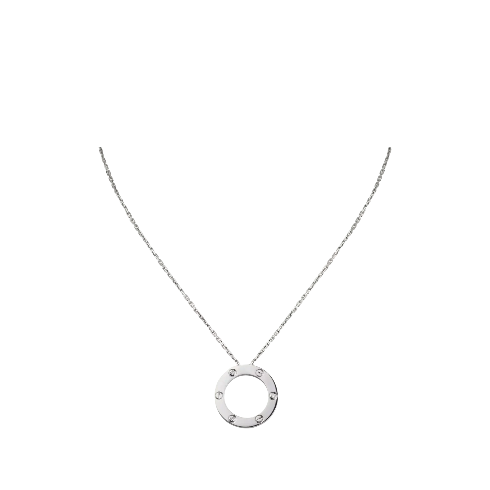 PENDENTIF LOVE 3 DIAMANTS