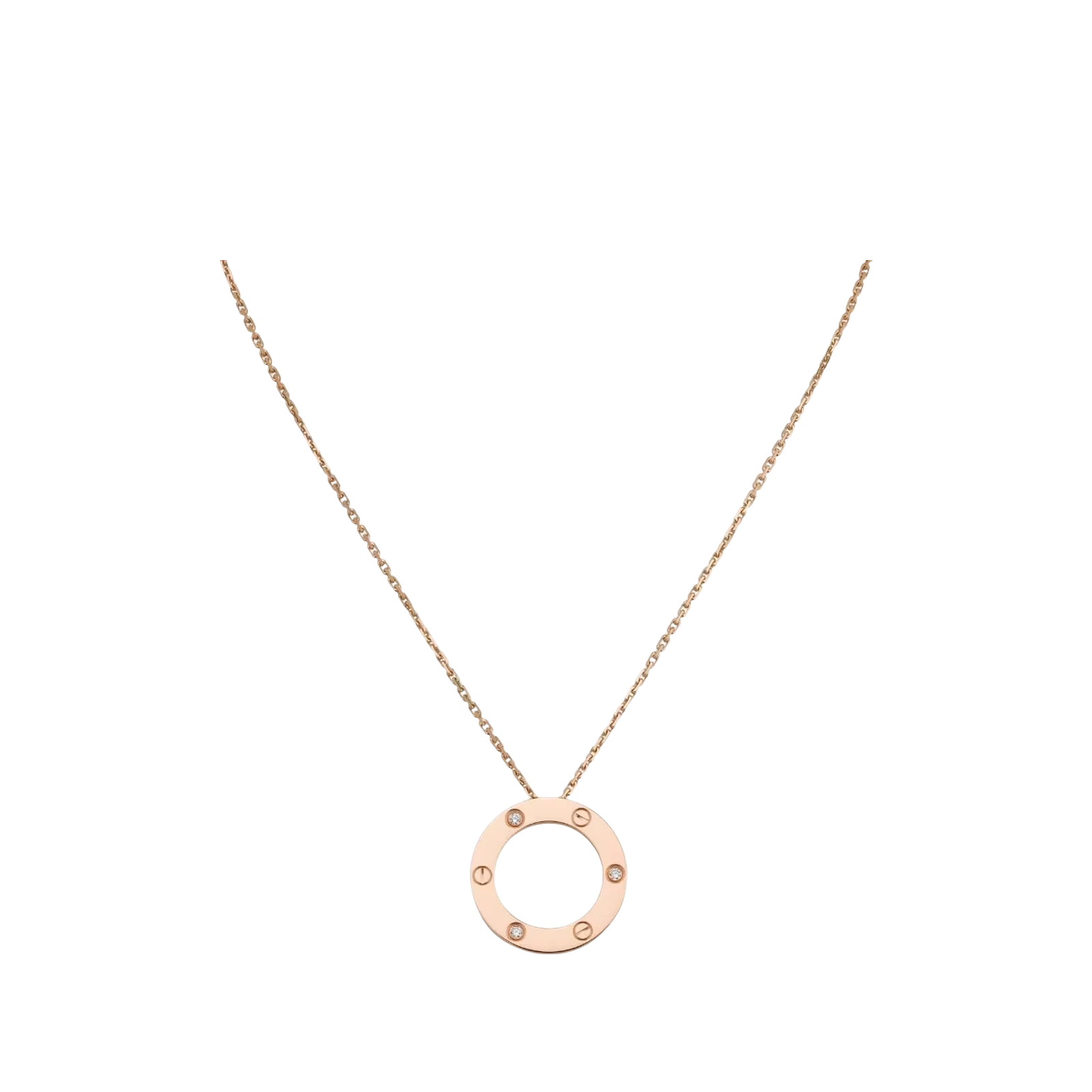 PENDENTIF LOVE 3 DIAMANTS