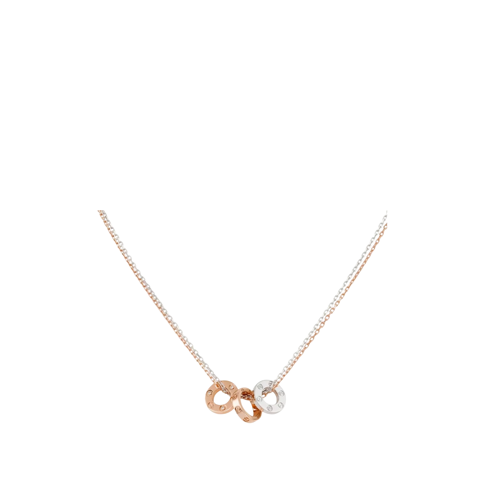 PENDENTIF LOVE 6 DIAMANTS