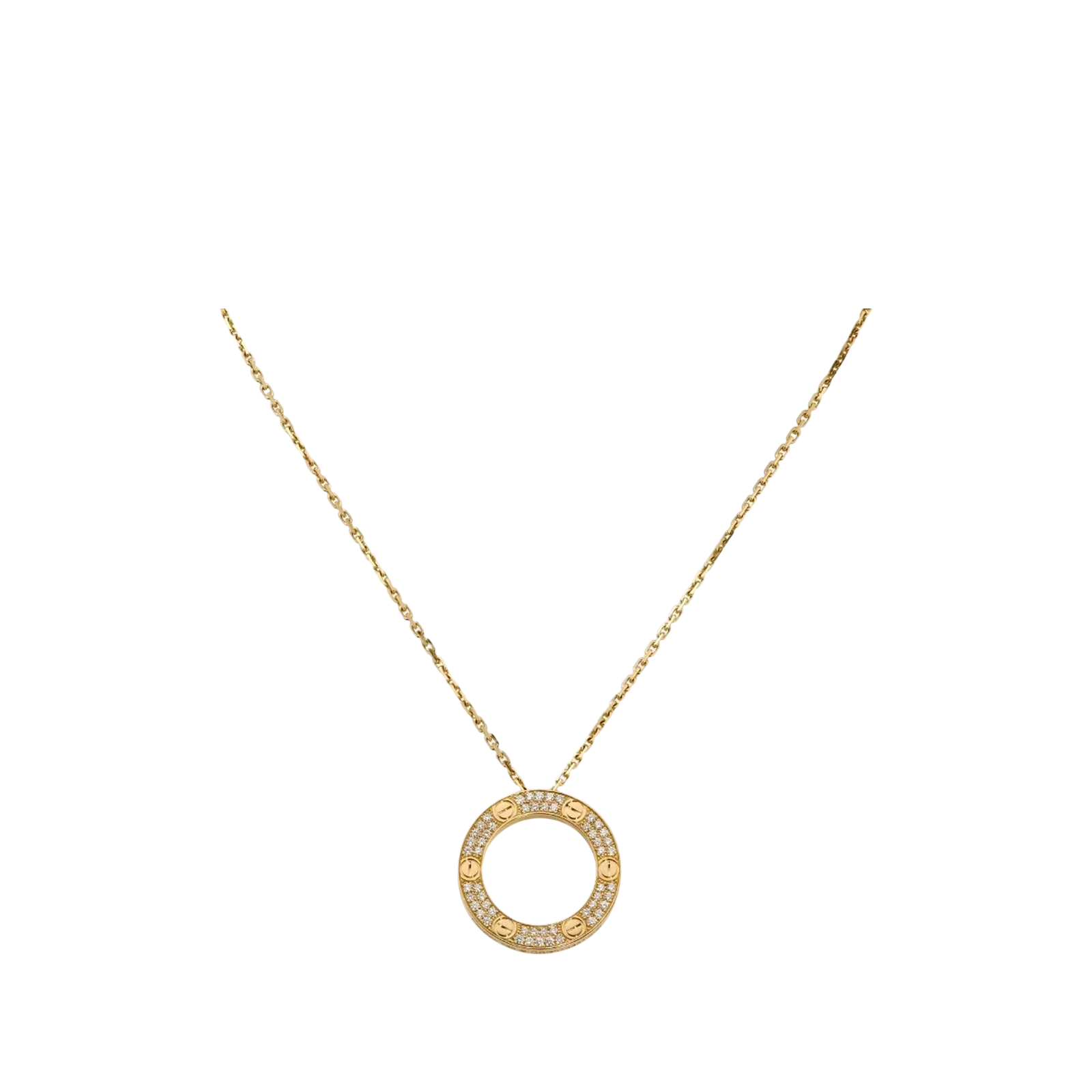 PENDENTIF LOVE PAVÉ
