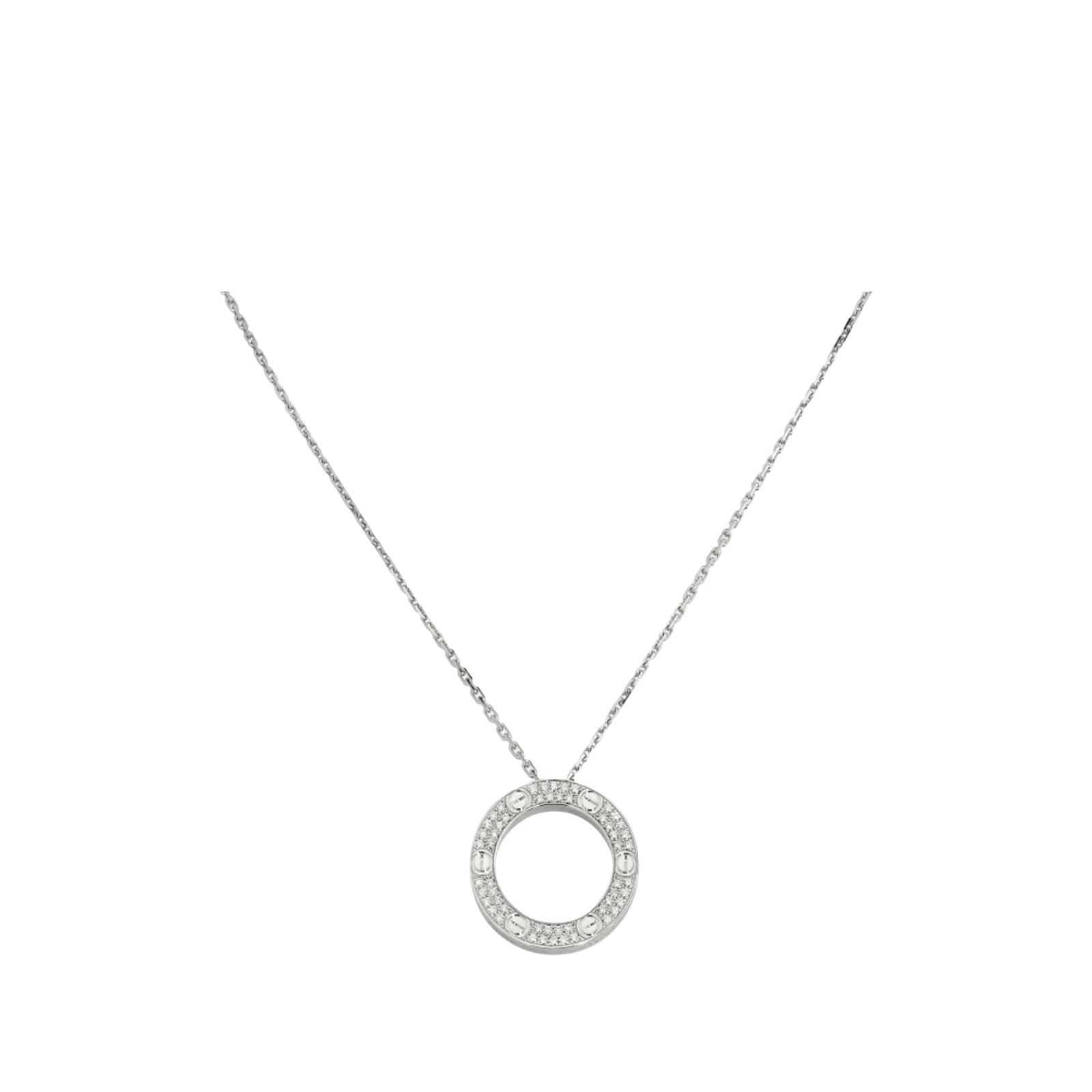 PENDENTIF LOVE PAVÉ