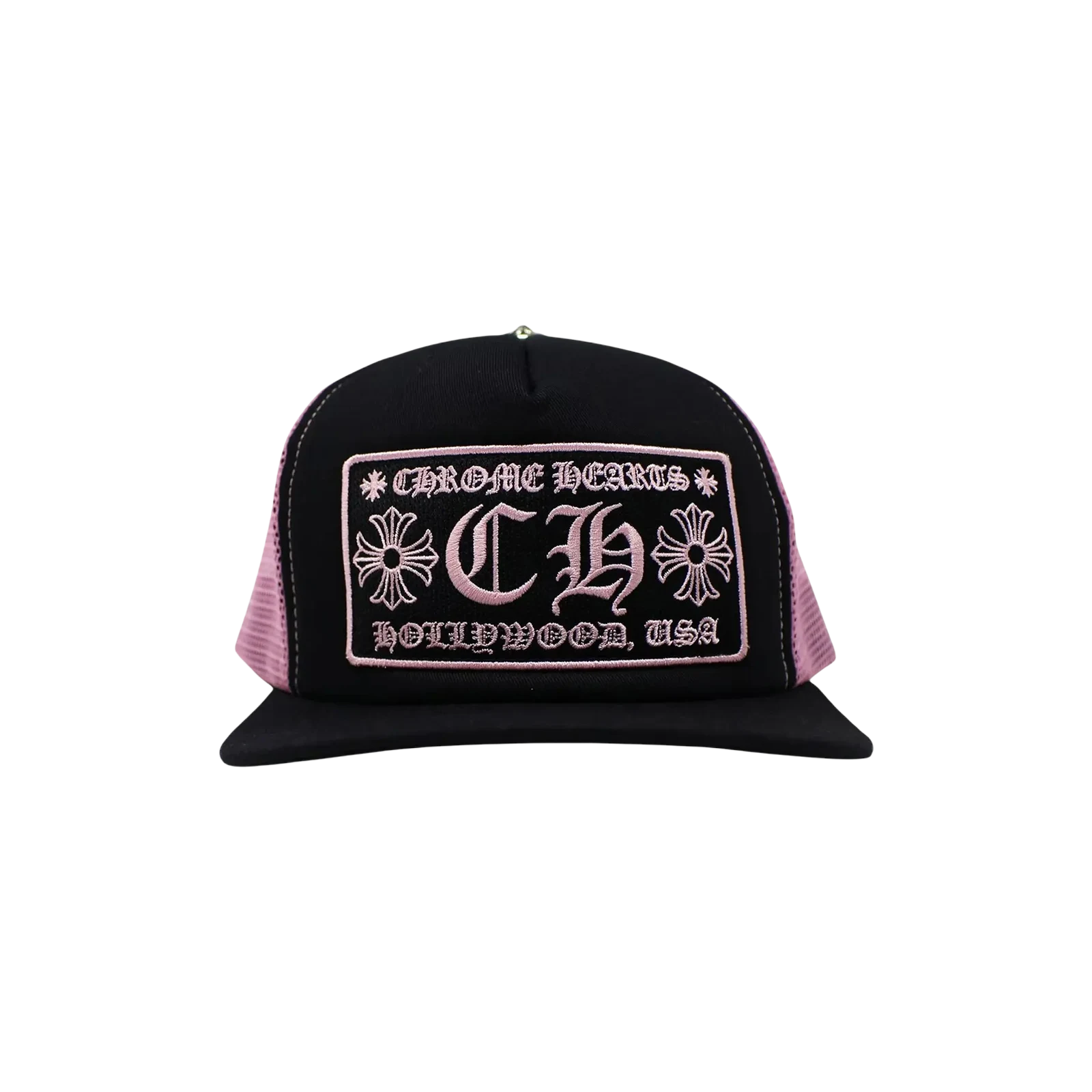 HOLLYWOOD TRUCKER HAT « BLACK/PINK »