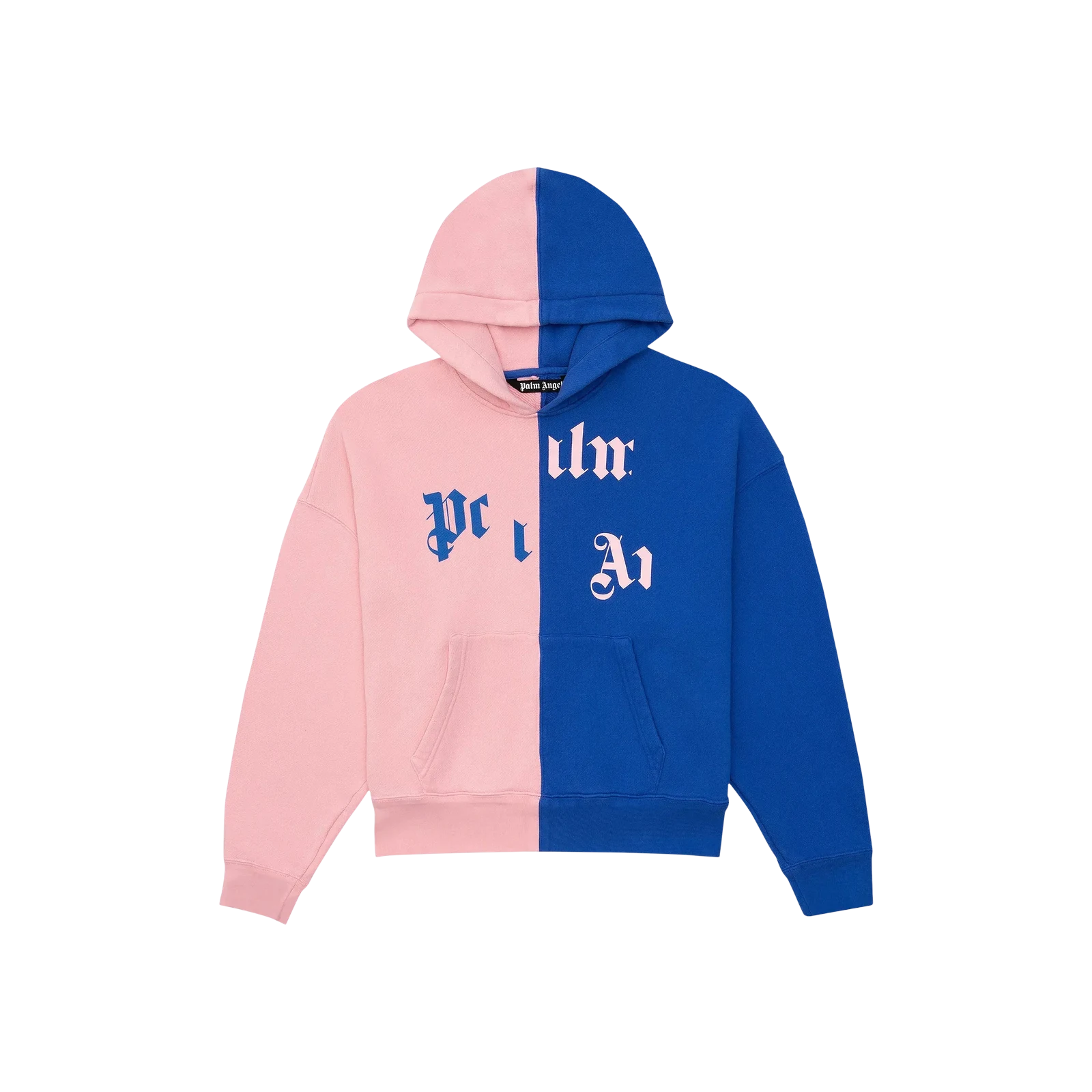 BROKEN LOGO HOODIE « BLUE/PINK »