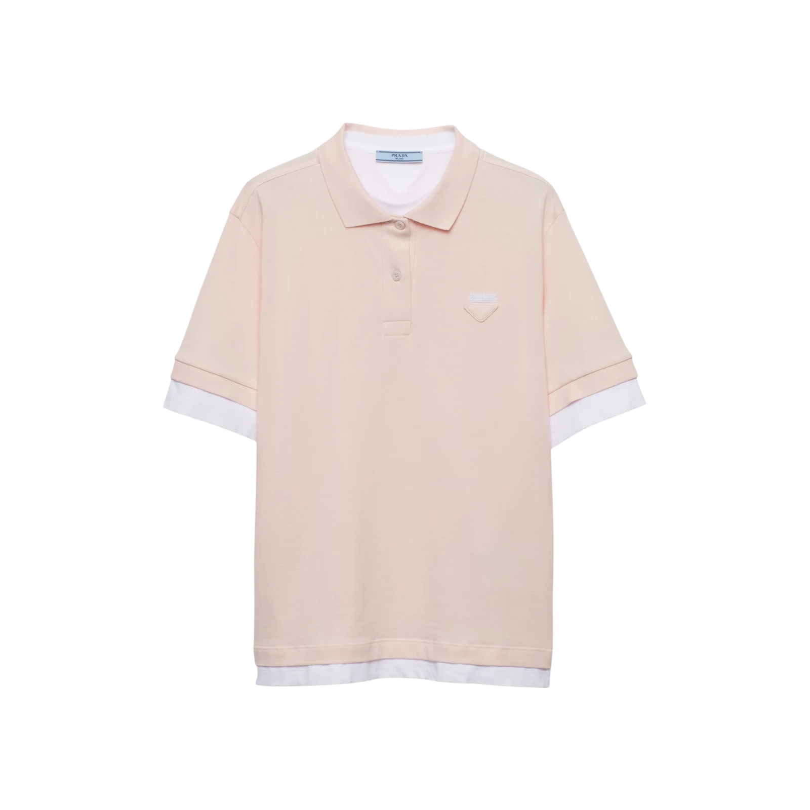 PIQUÉ AND JERSEY POLO SHIRT