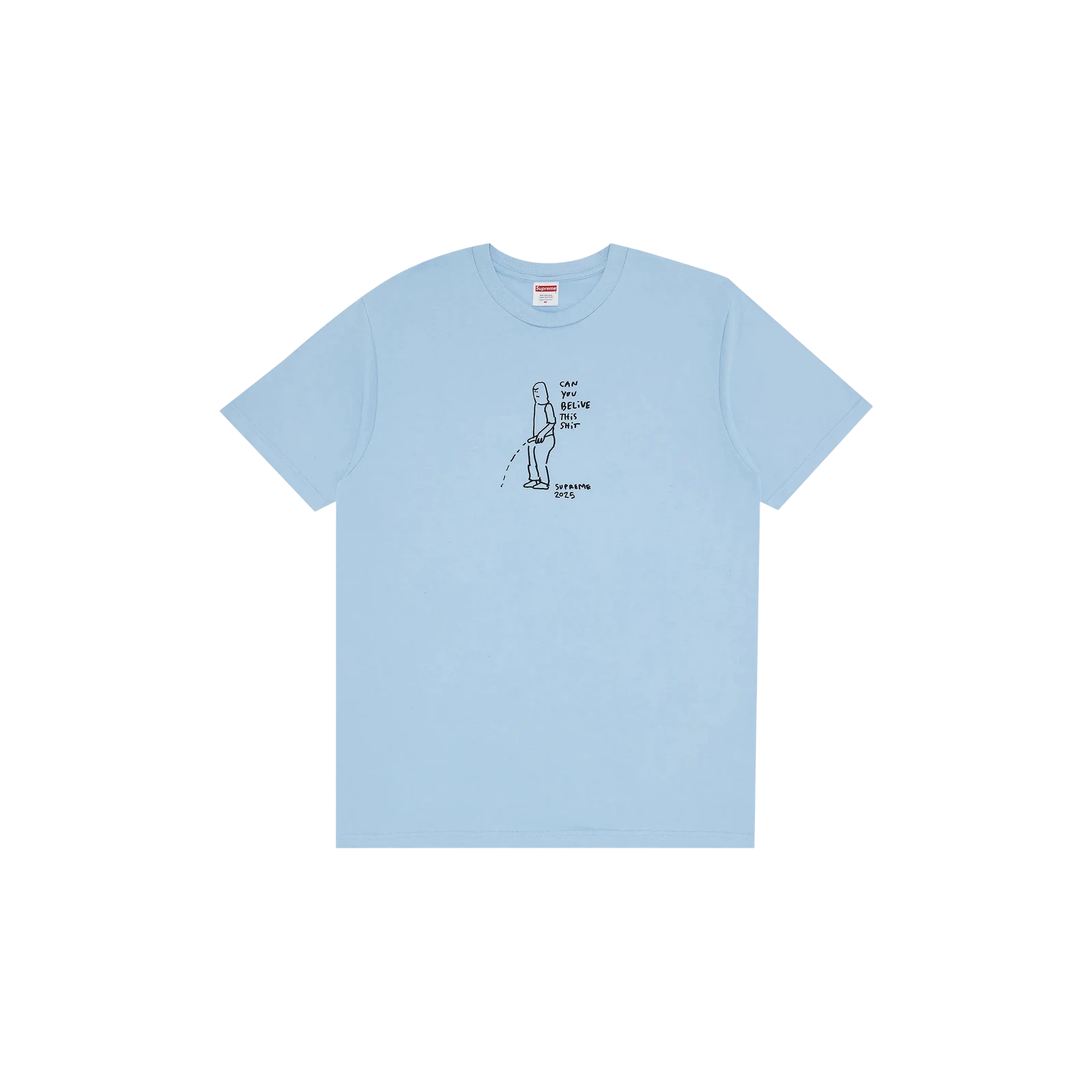 PISS TEE « POWDER BLUE »