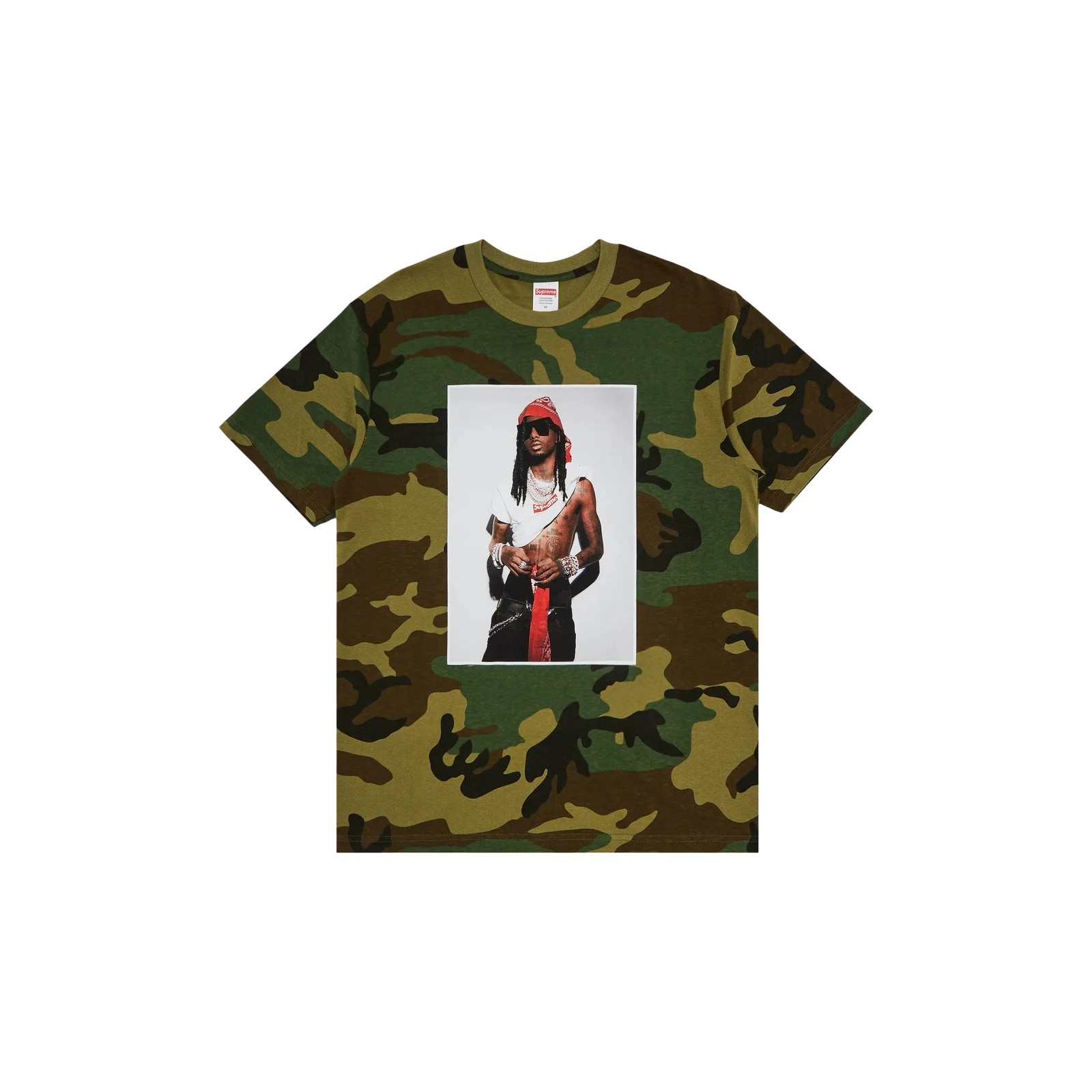 PLAYBOI CARTI TEE « WOODLAND CAMO »