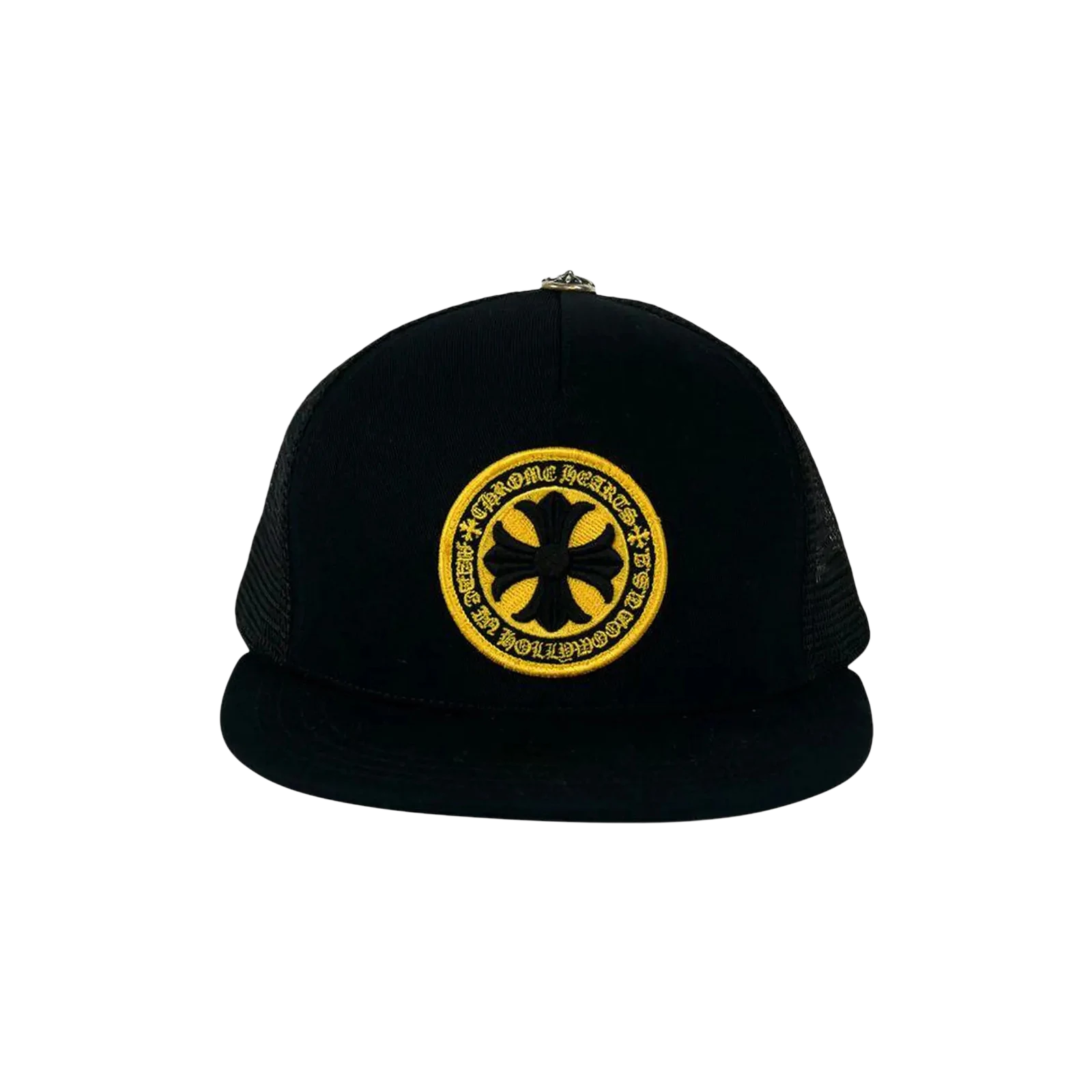 PLUS CROSS SEAL STAMP TRUCKER HAT « BLACK »
