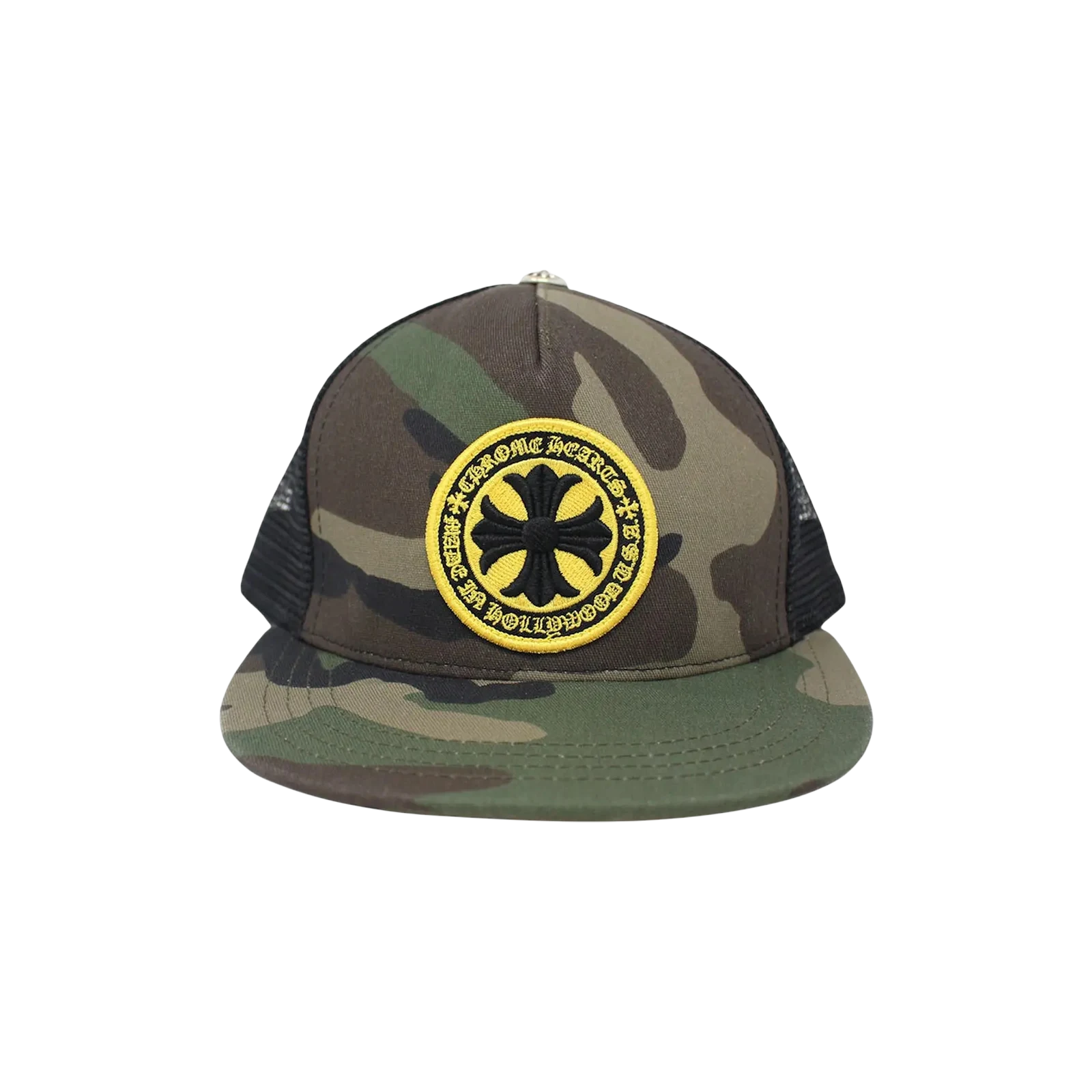PLUS CROSS SEAL STAMP TRUCKER HAT « CAMO »