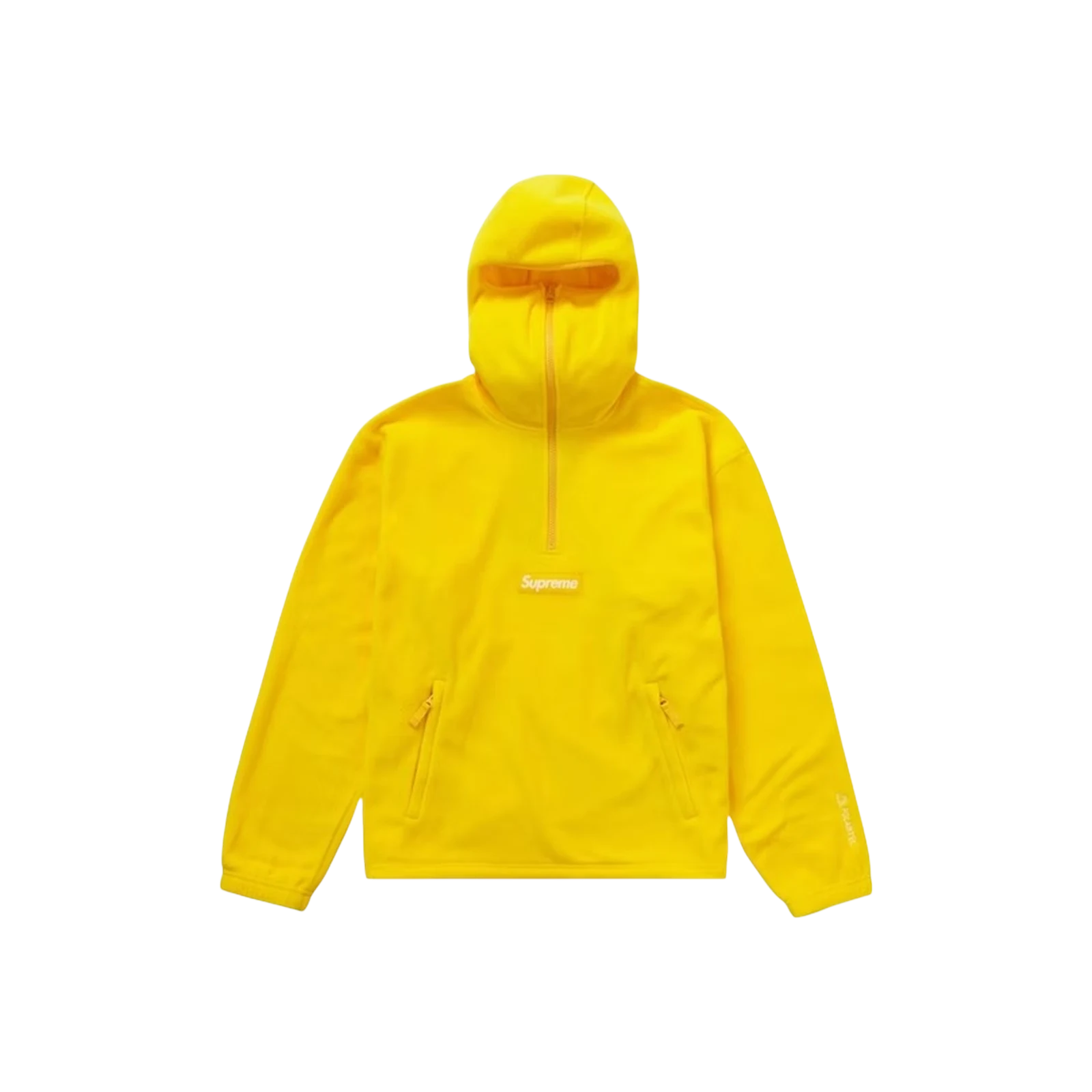 POLARTEC FACEMASK HALF-ZIP HOODED « YELLOW »
