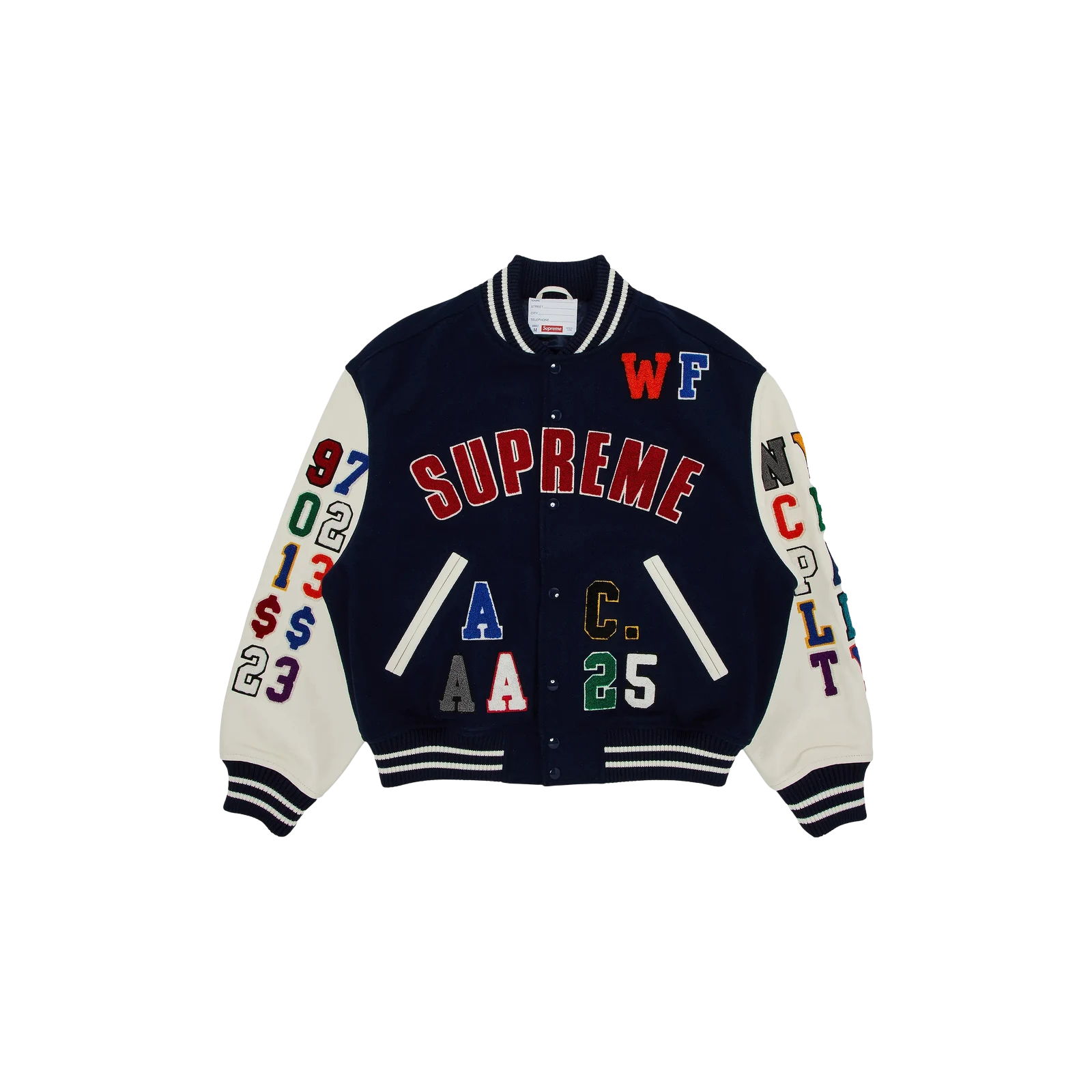 PRAISES VARSITY JACKET « NAVY »