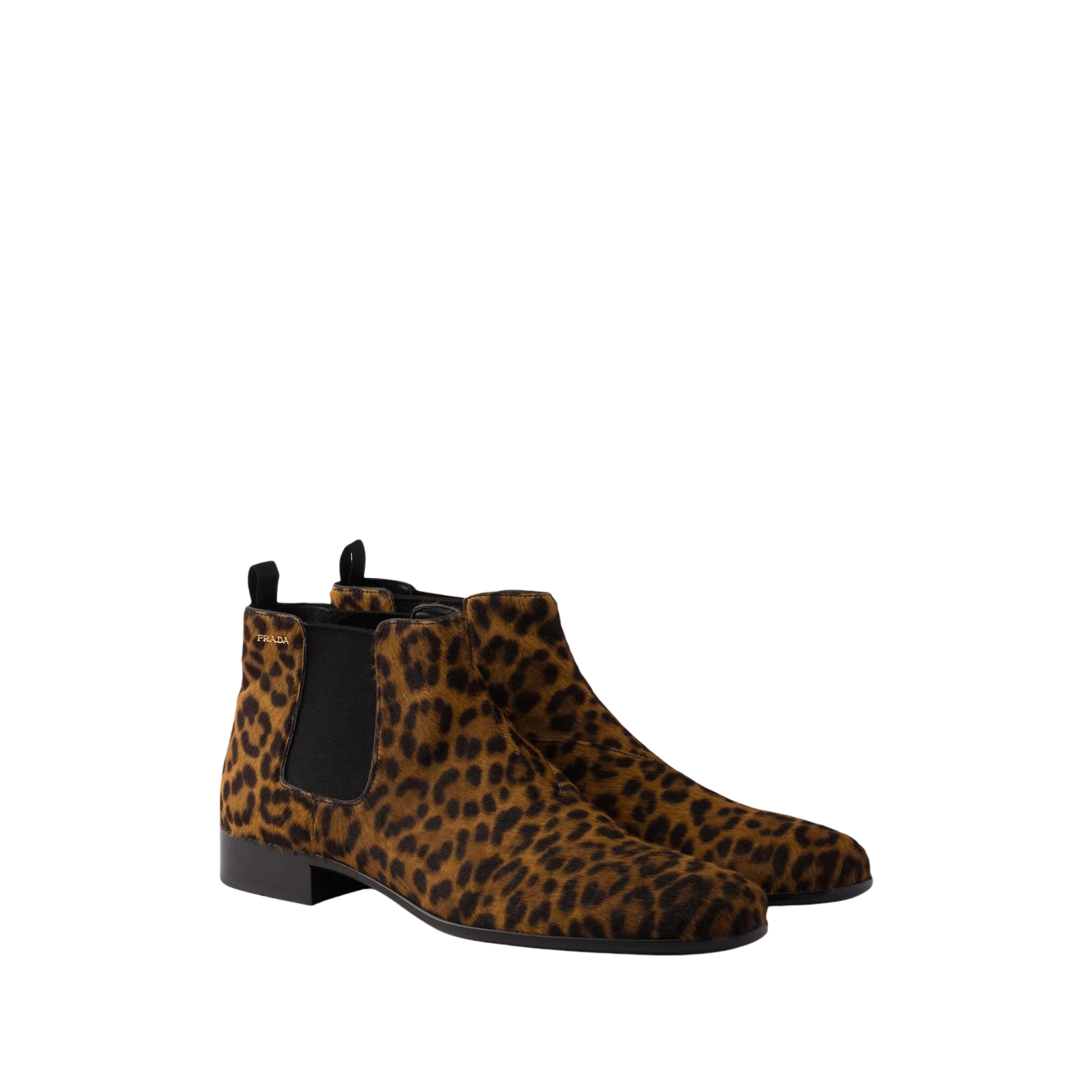 PRINTED LEATHER BOOTIES