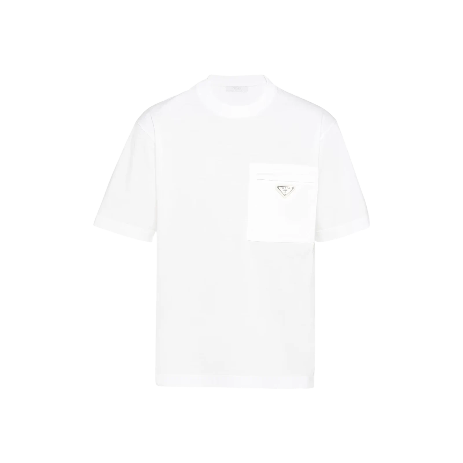 RE-NYLON AND JERSEY T-SHIRT