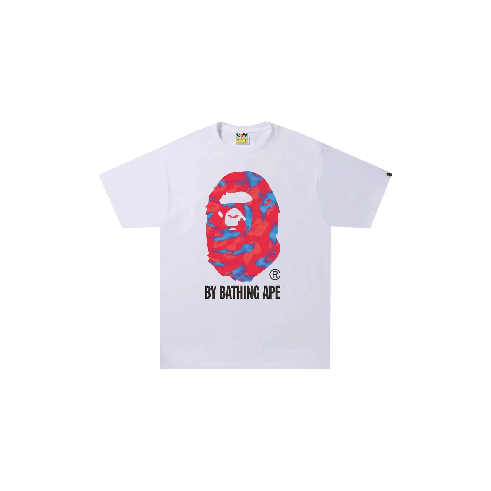 STROKE CAMO BY BATHING APE T-SHIRT « WHITE/RED »