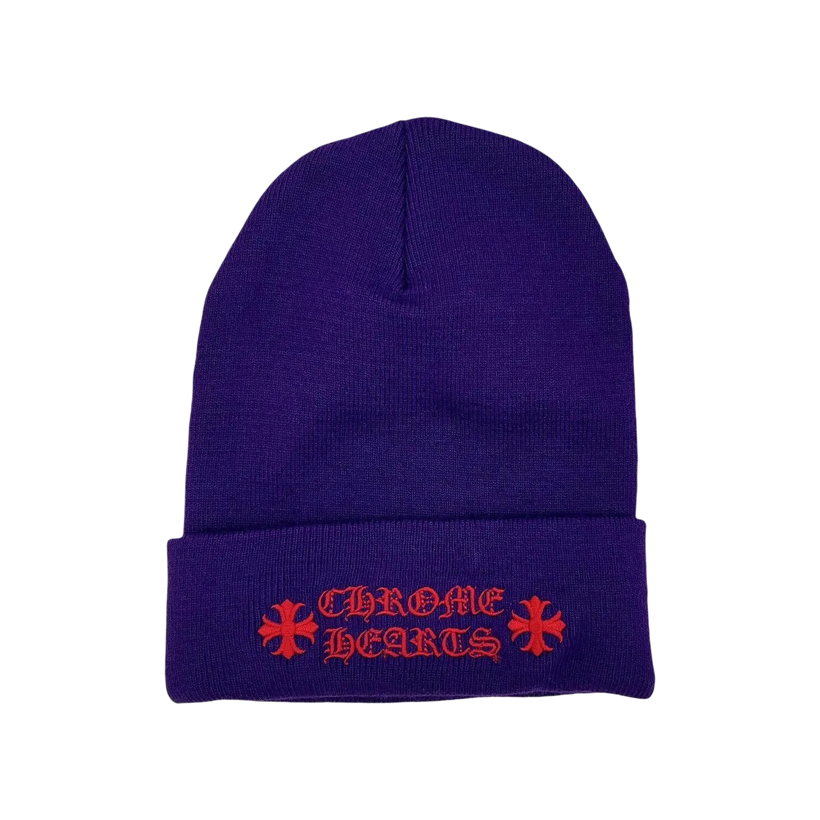 SCRIPT BEANIE « PURPLE/RED »
