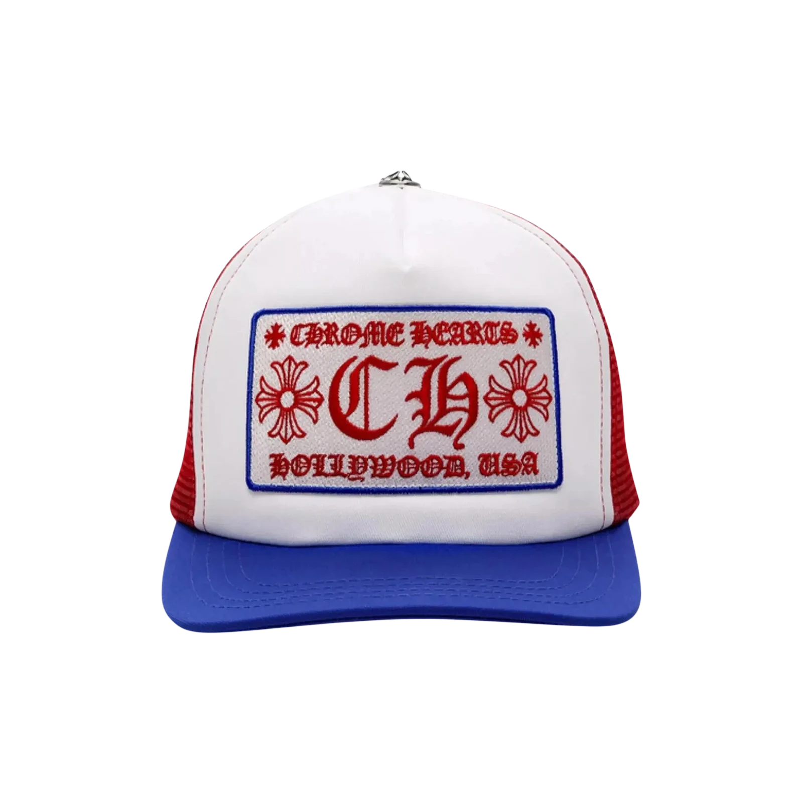 HOLLYWOOD USA TRUCKER HAT « BLUE/WHITE/RED »