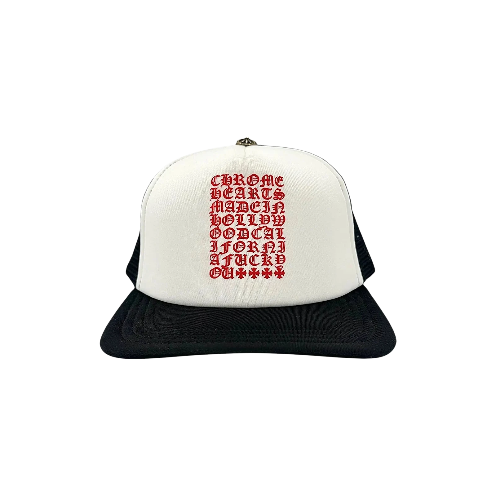 EYECHART TRUCKER HAT « BLACK/WHITE/RED »
