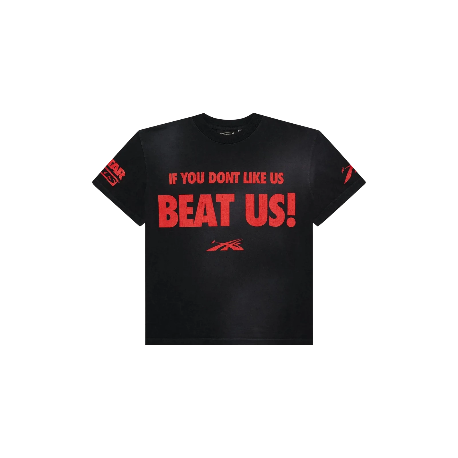 BEAT US! T-SHIRT « BLACK/RED »