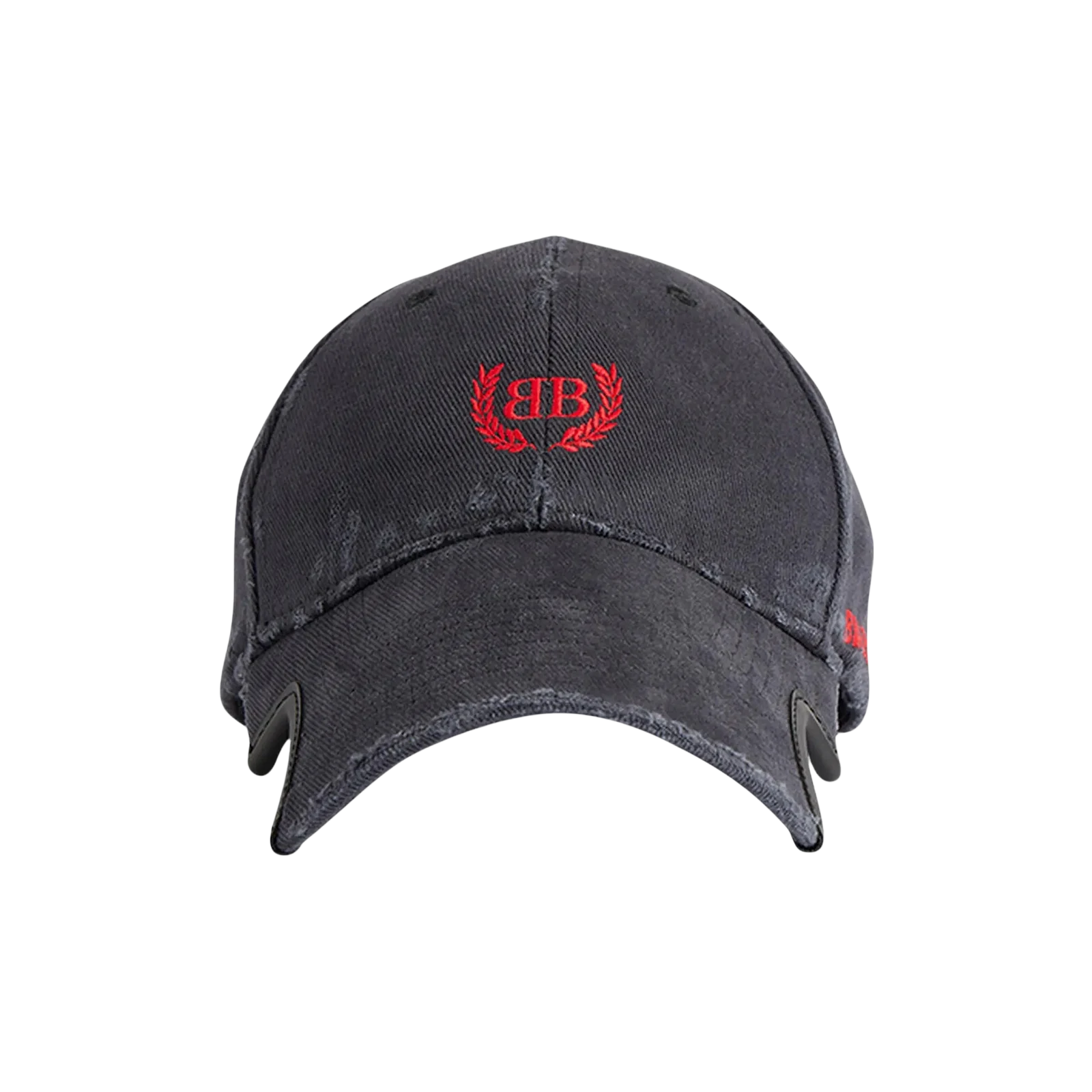 BASEBALL CAP « FADED WASH BLACK/RED »