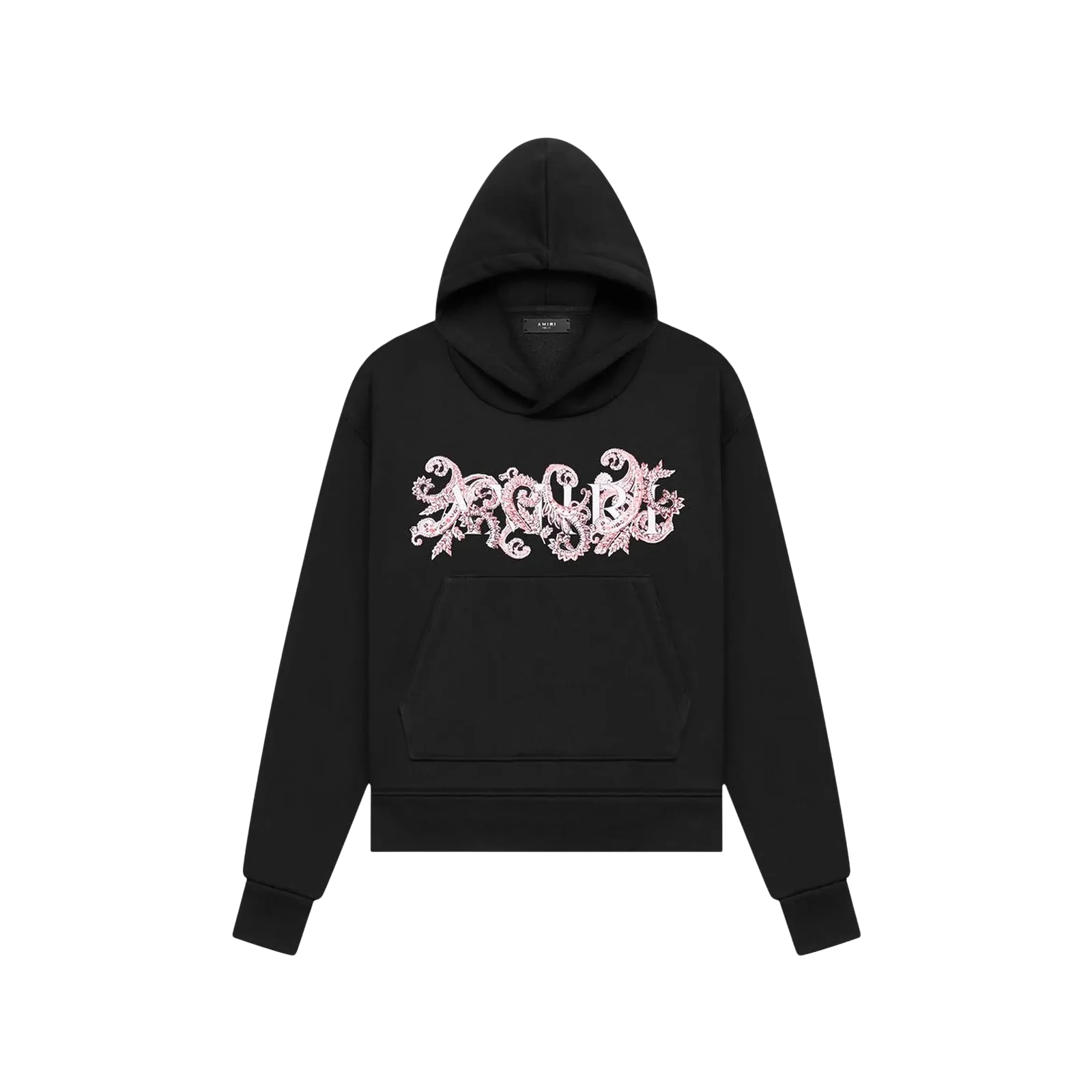 PAISLEY ALLOVER HOODIE « BLACK/RED »