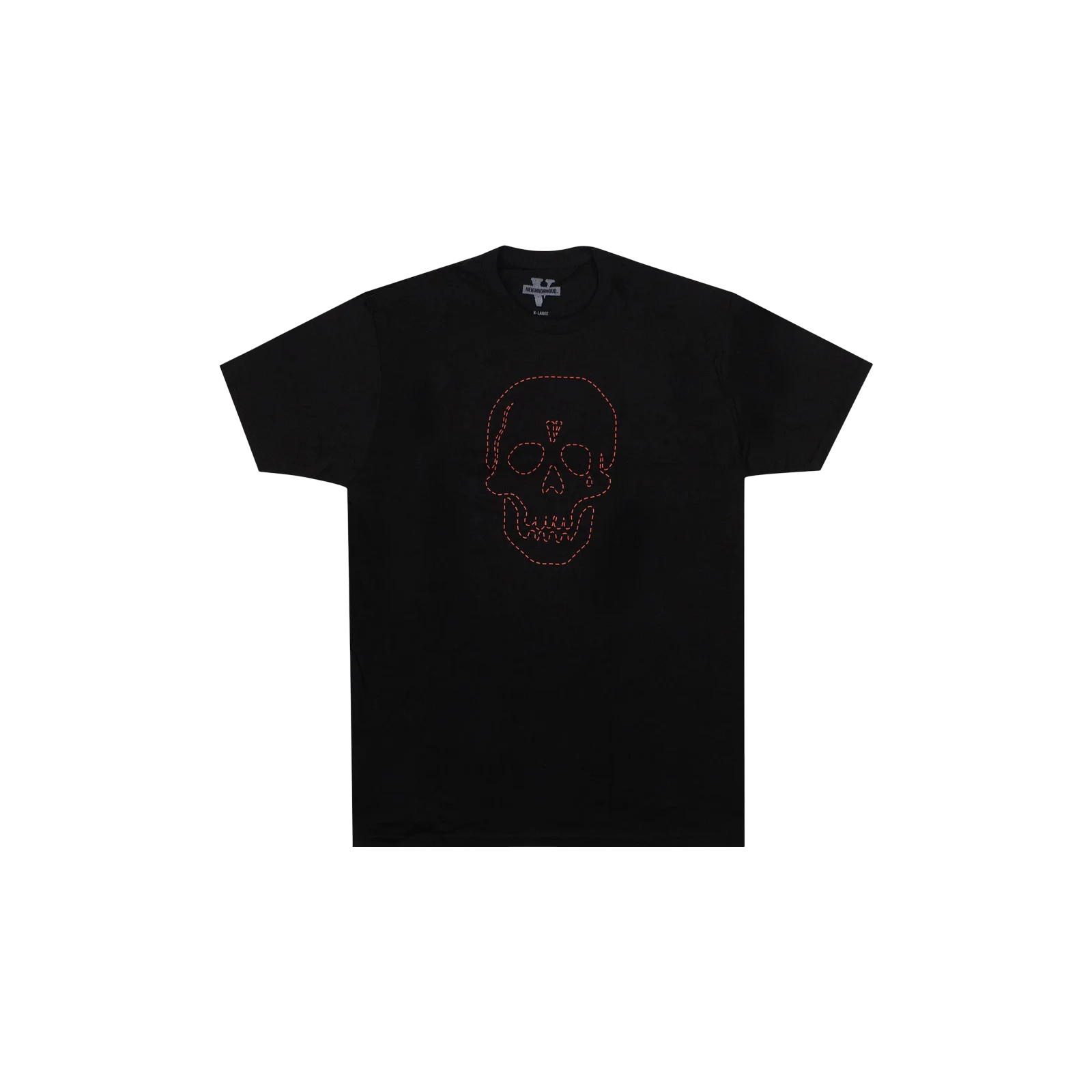 NEIGHBORHOOD SKULL SHORT-SLEEVE T-SHIRT « BLACK/RED »