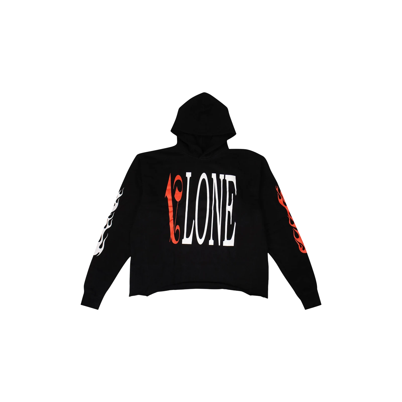 VLONE X PALM ANGELS LOGO HOODED SWEATSHIRT « BLACK/RED »