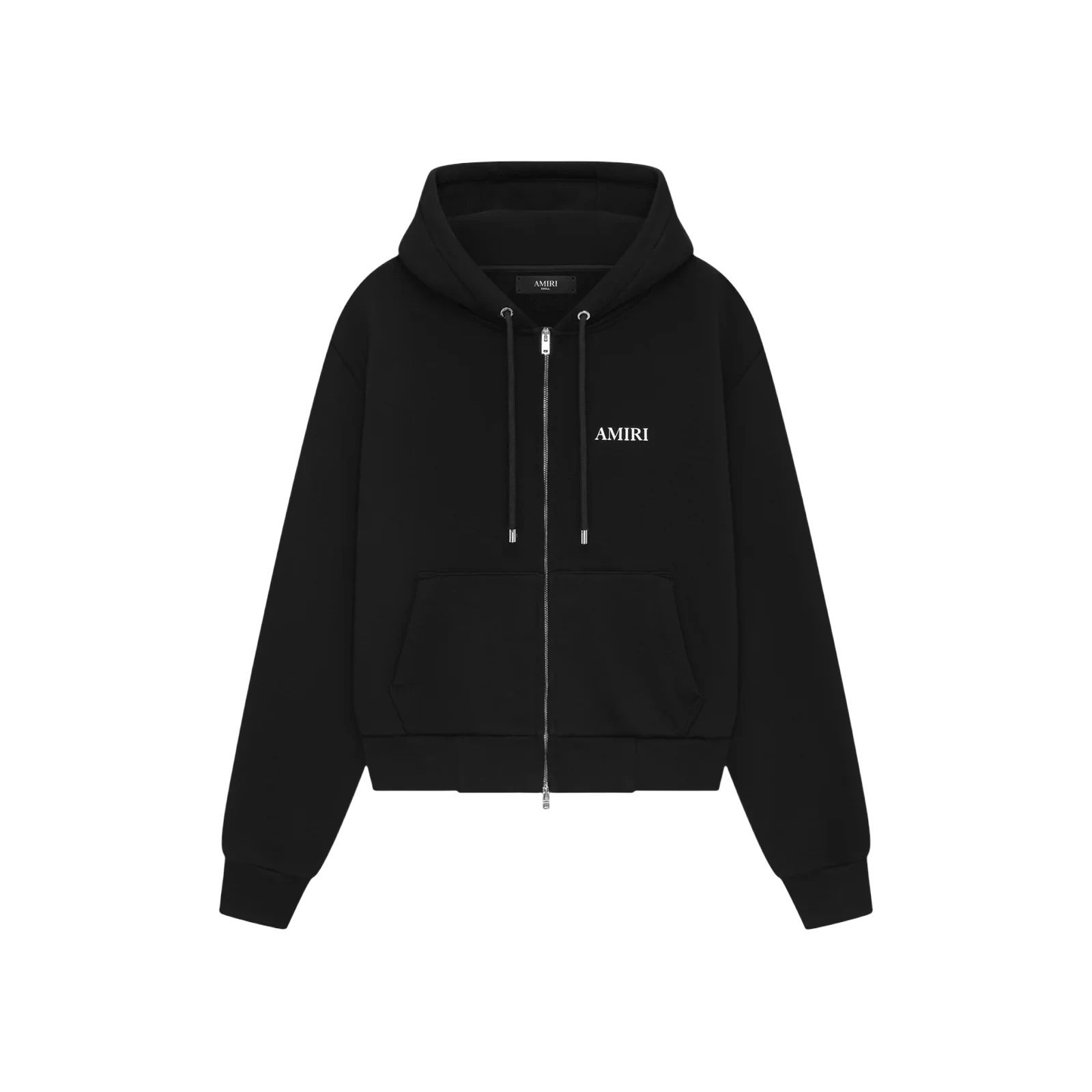RELAXED ZIP UP HOODIE « BLACK »