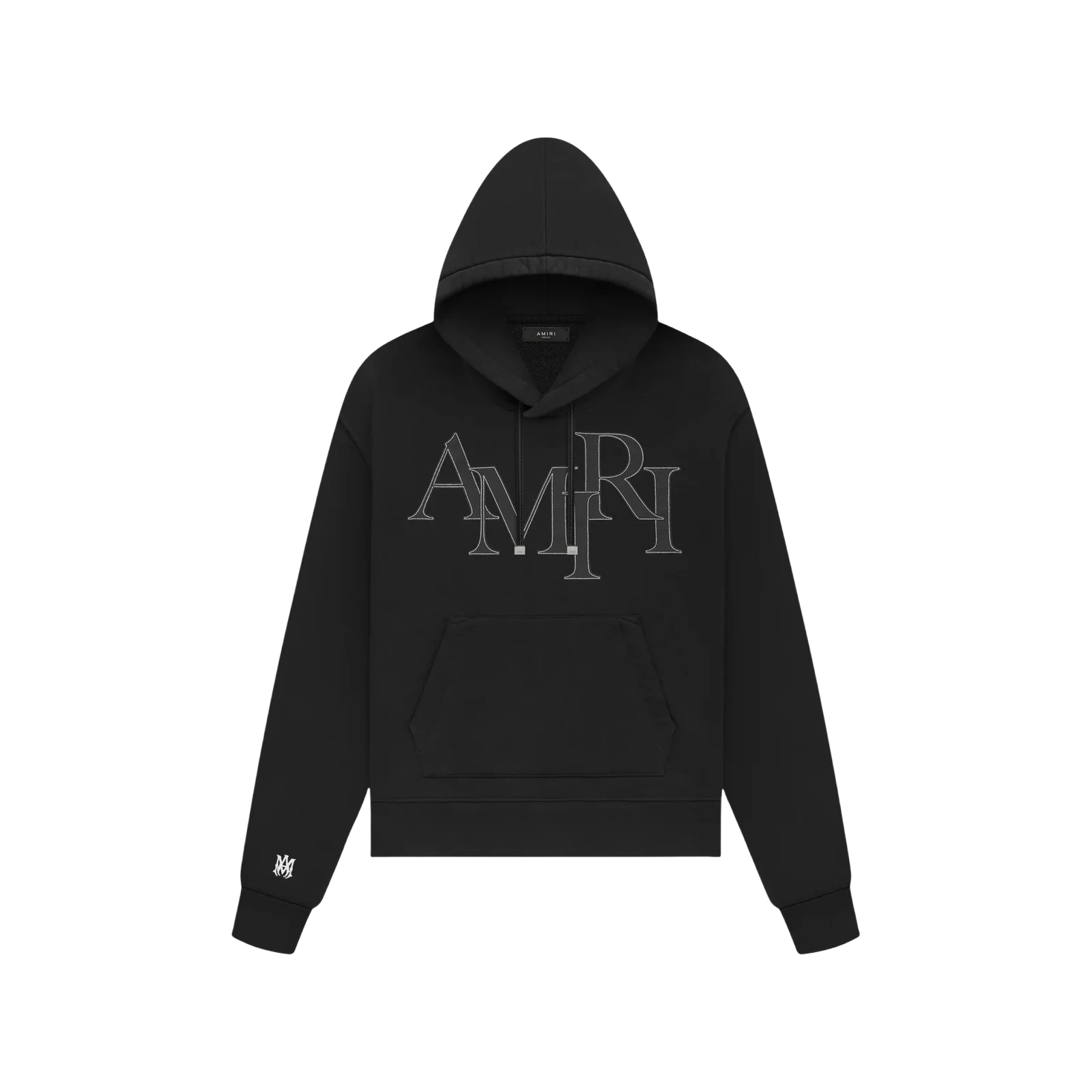 STAGGERED LOGO HOODIE « BLACK »