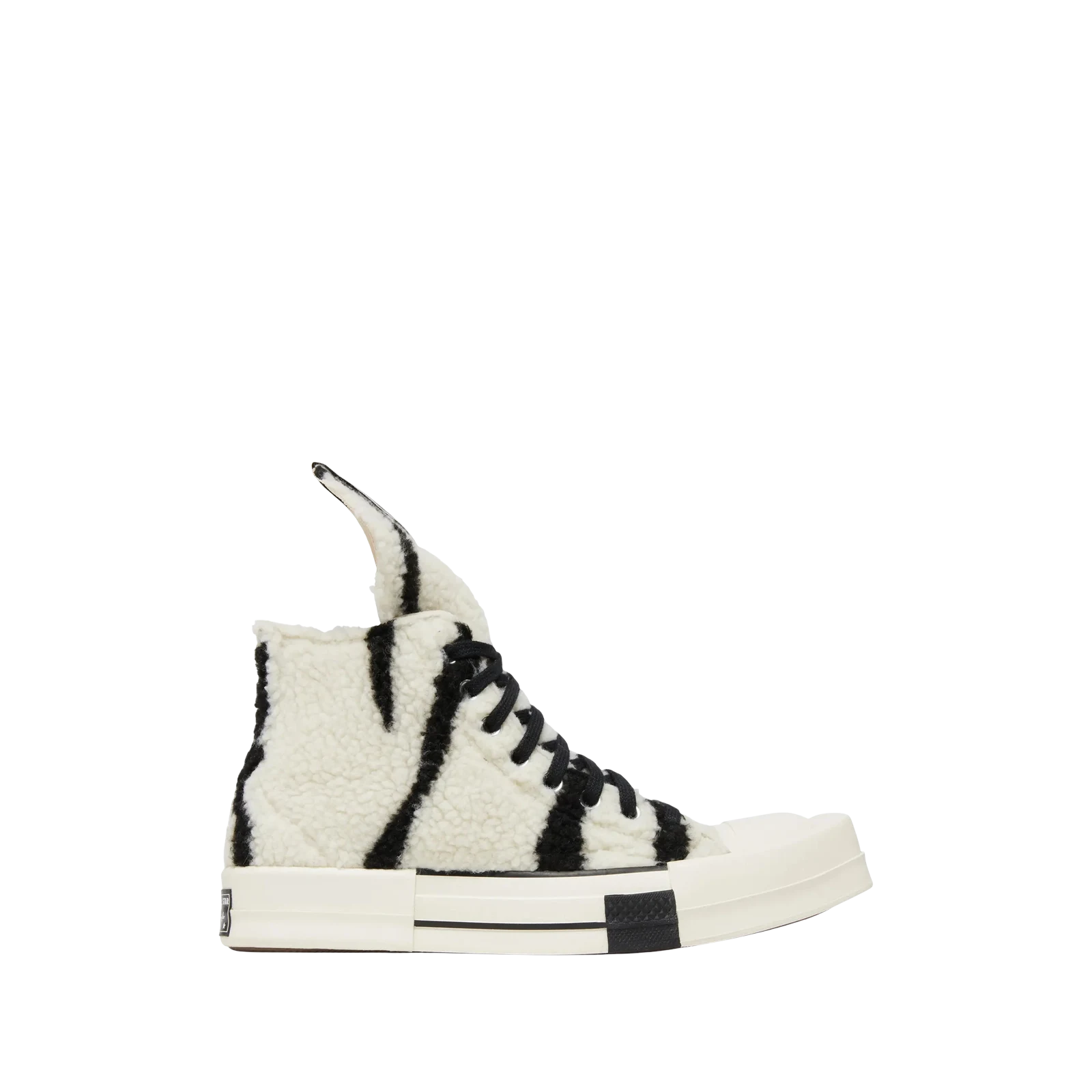 RICK OWENS X DRKSHDW TURBODRK CHUCK 70 HIGH « ZEBRA »