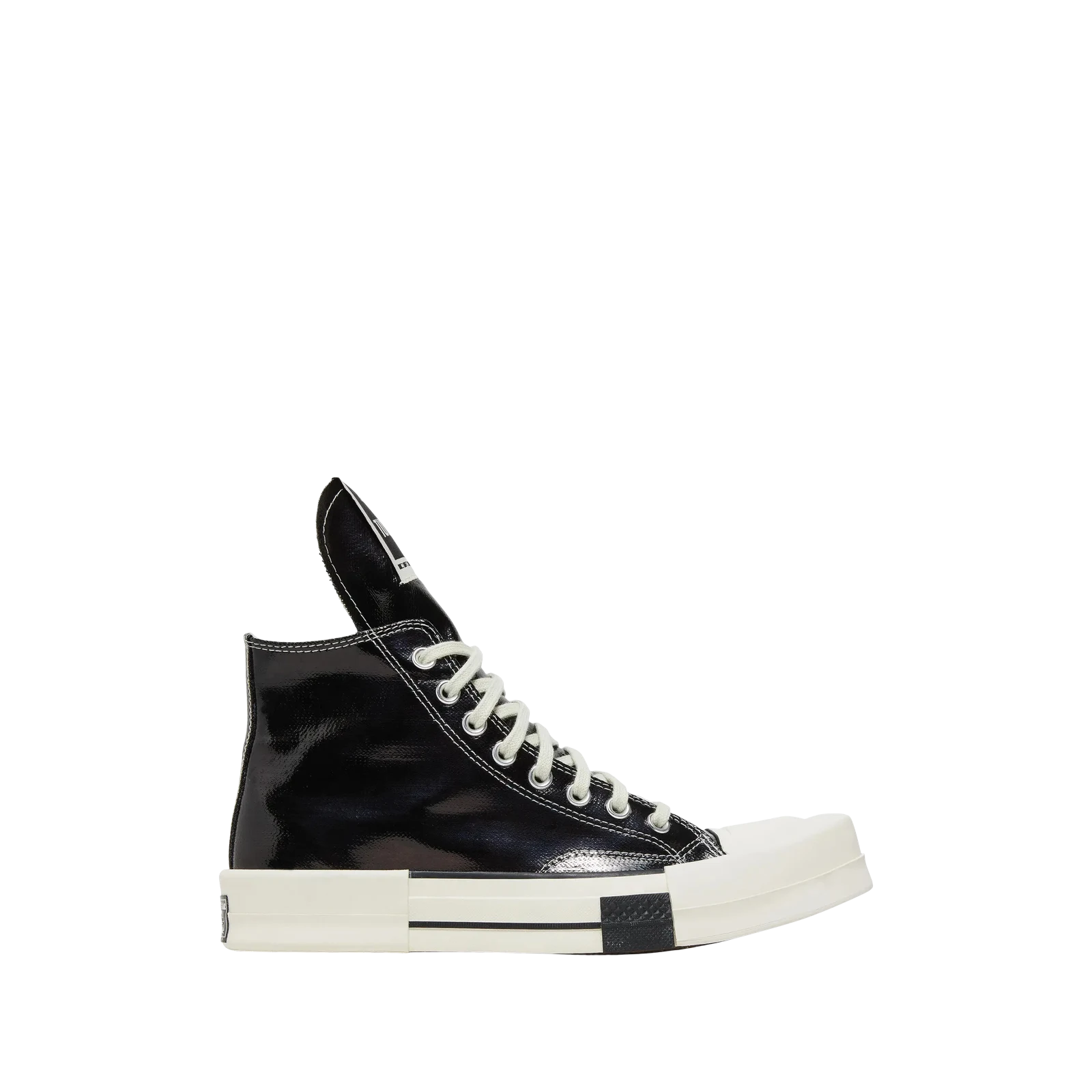 RICK OWENS X TURBODRK CHUCK 70 HIGH « BLACK LACQUER »
