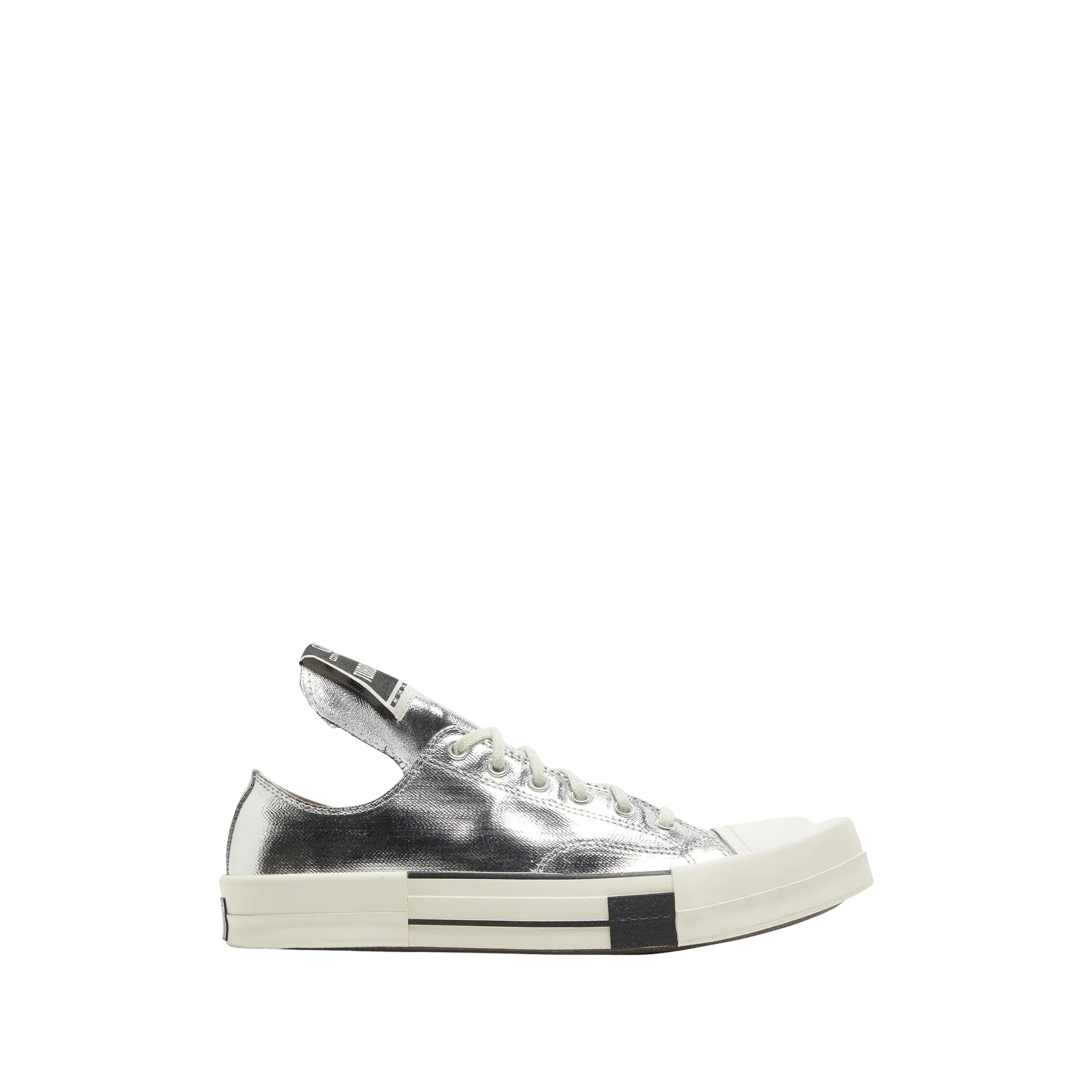 RICK OWENS X TURBODRK CHUCK 70 LOW « SILVER LACQUER »