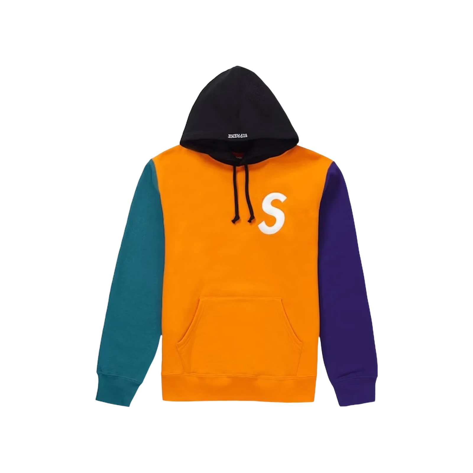 S LOGO COLORBLOCKED HOODED
