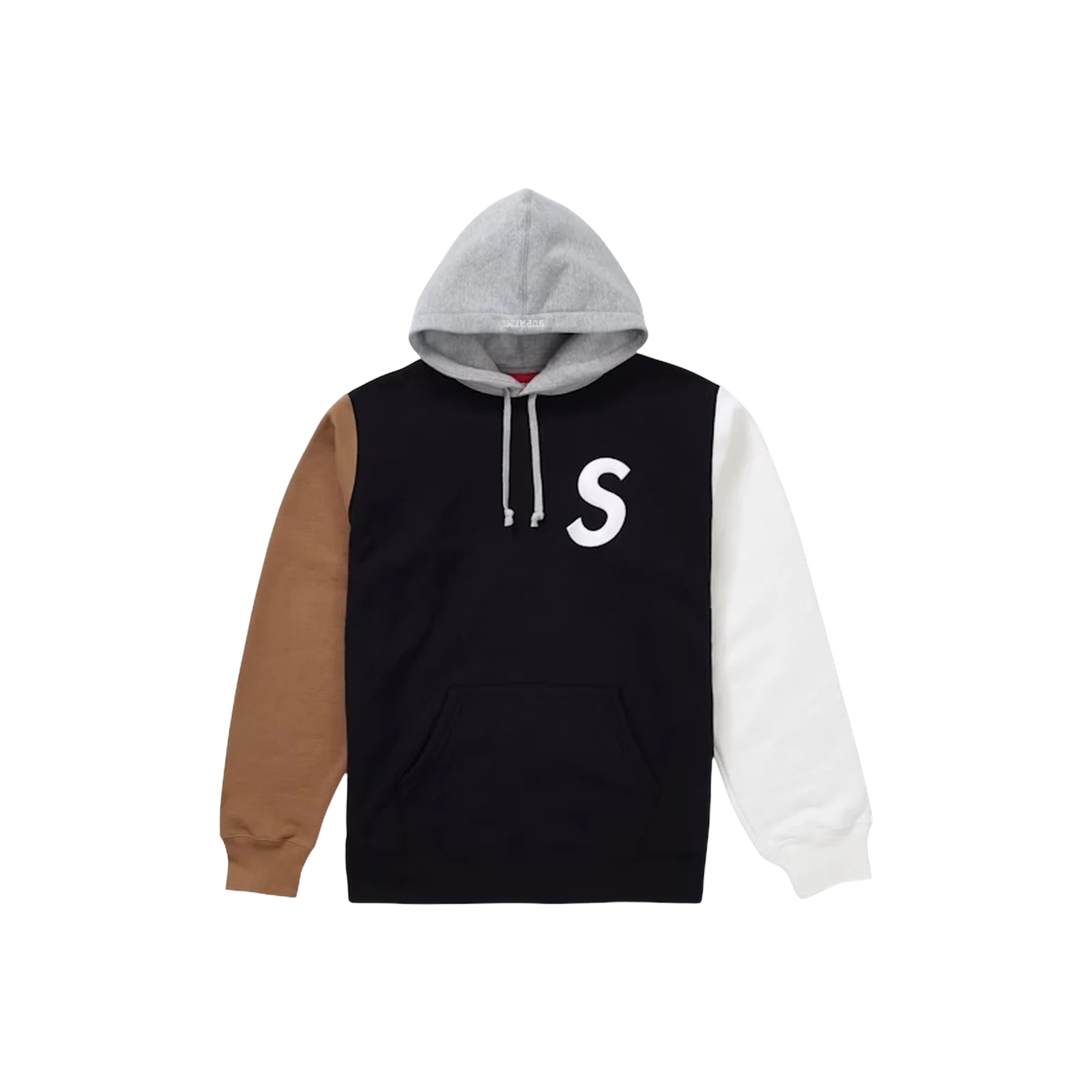 S LOGO COLORBLOCKED HOODED