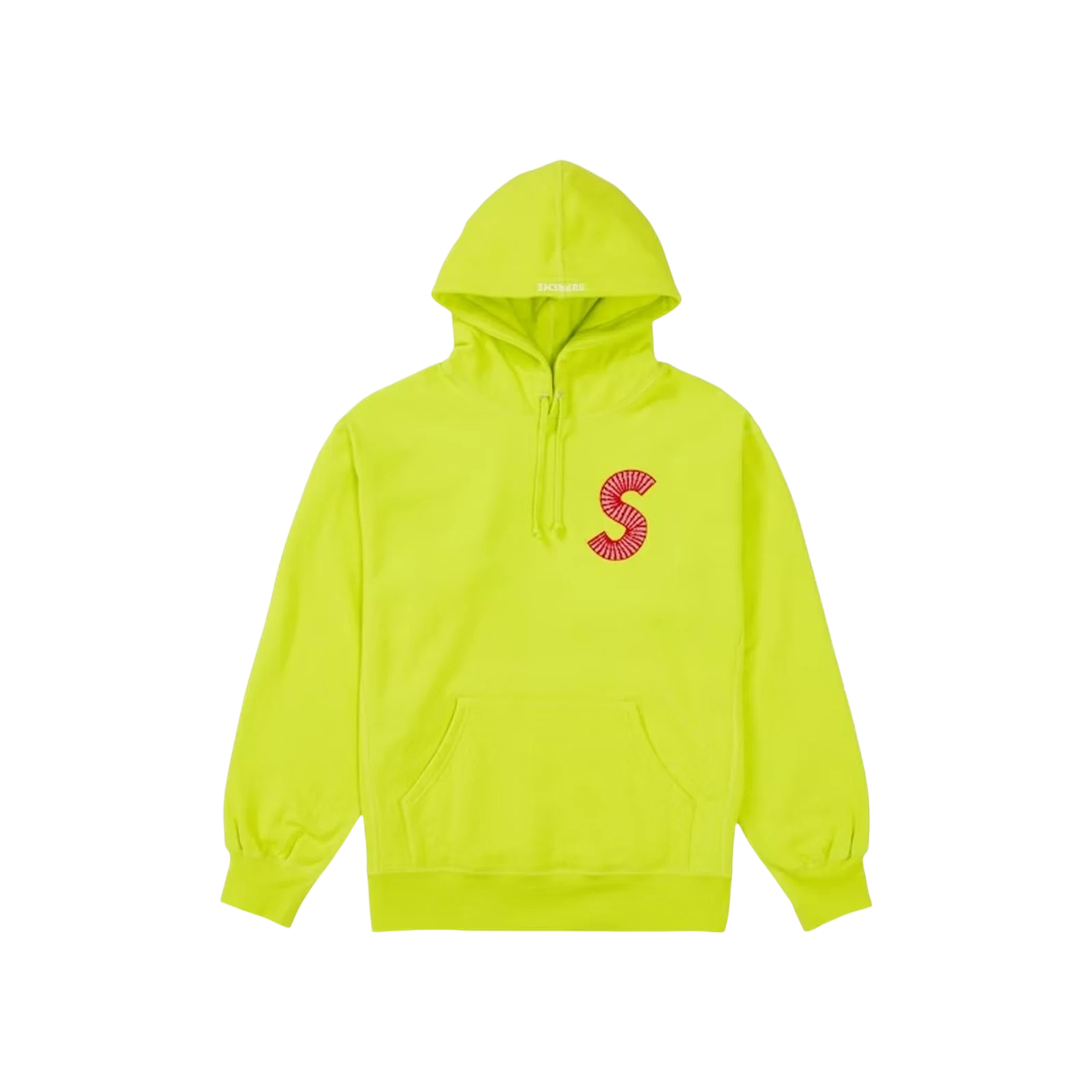 S LOGO HOODED « ACID GREEN »