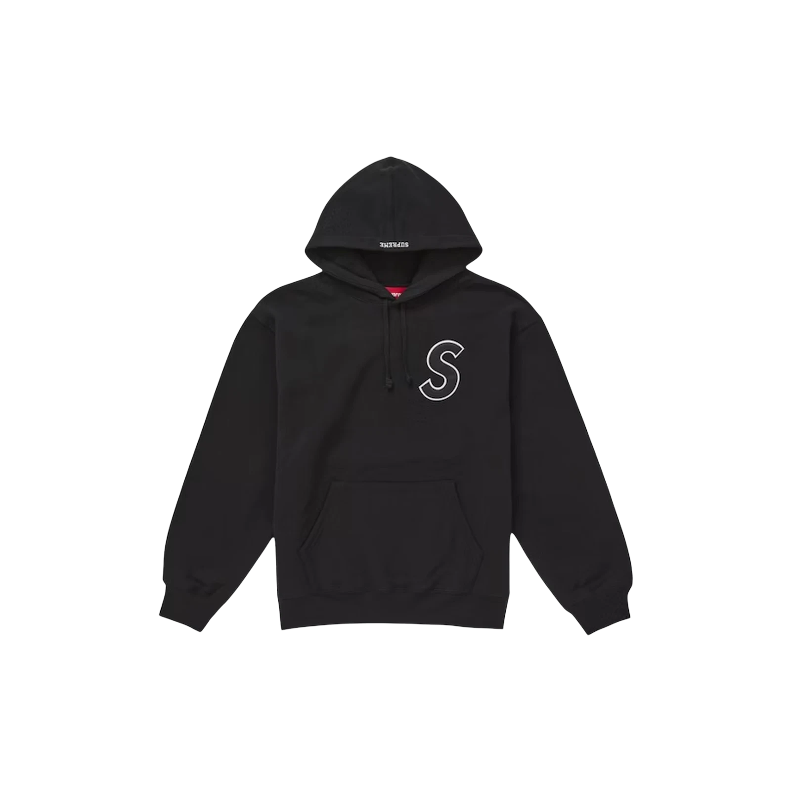 S LOGO HOODED « BLACK »