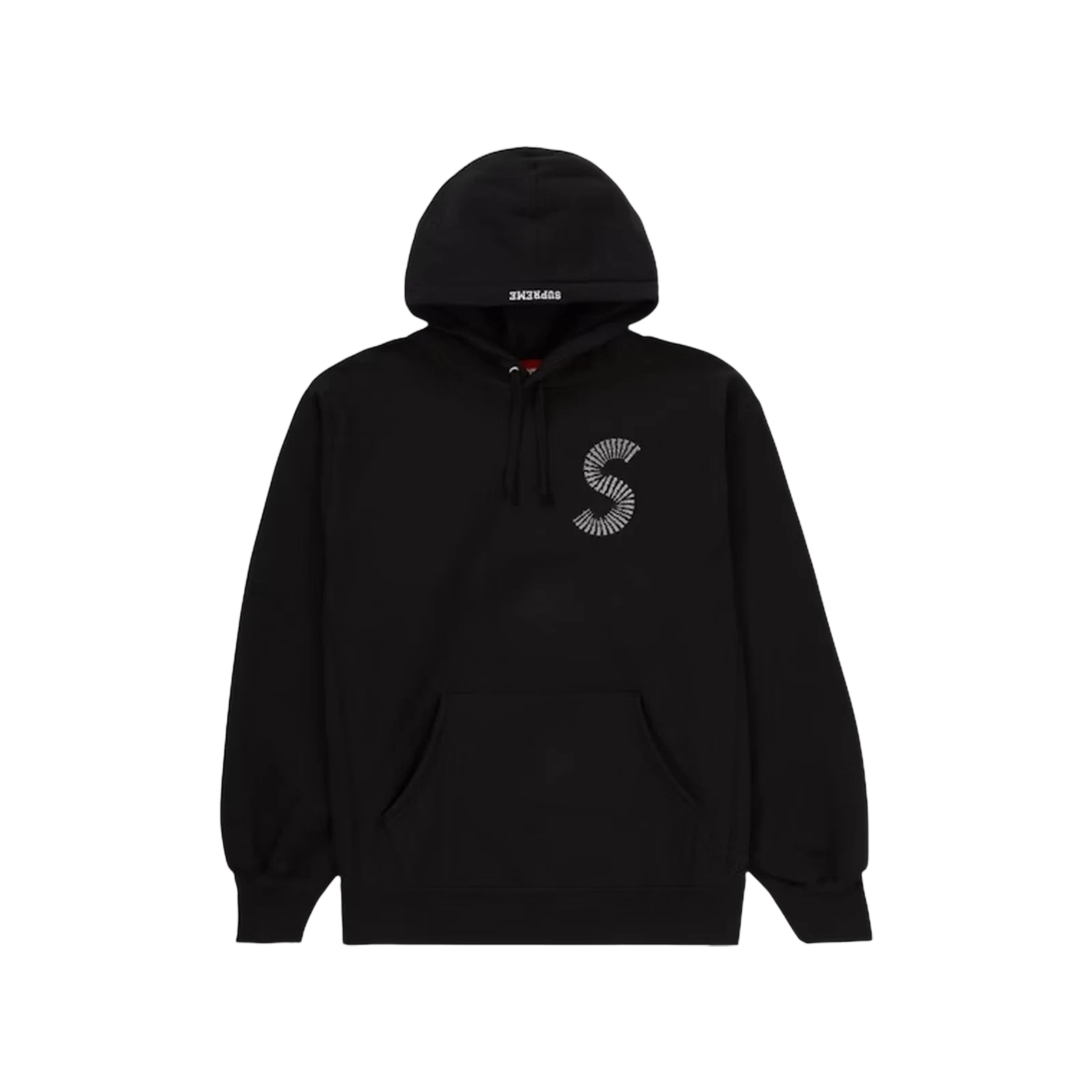 S LOGO HOODED « BLACK »