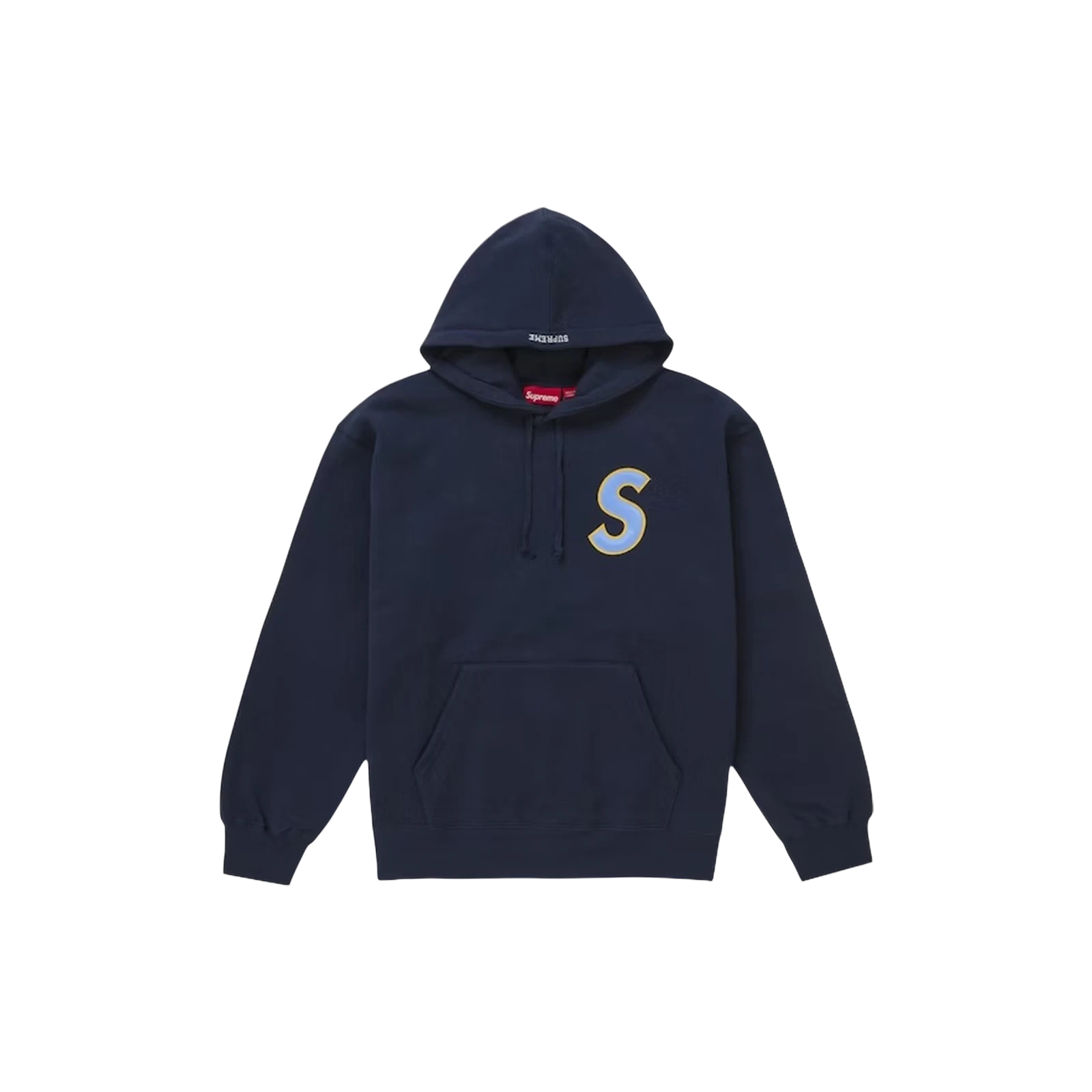 S LOGO HOODED « NAVY »
