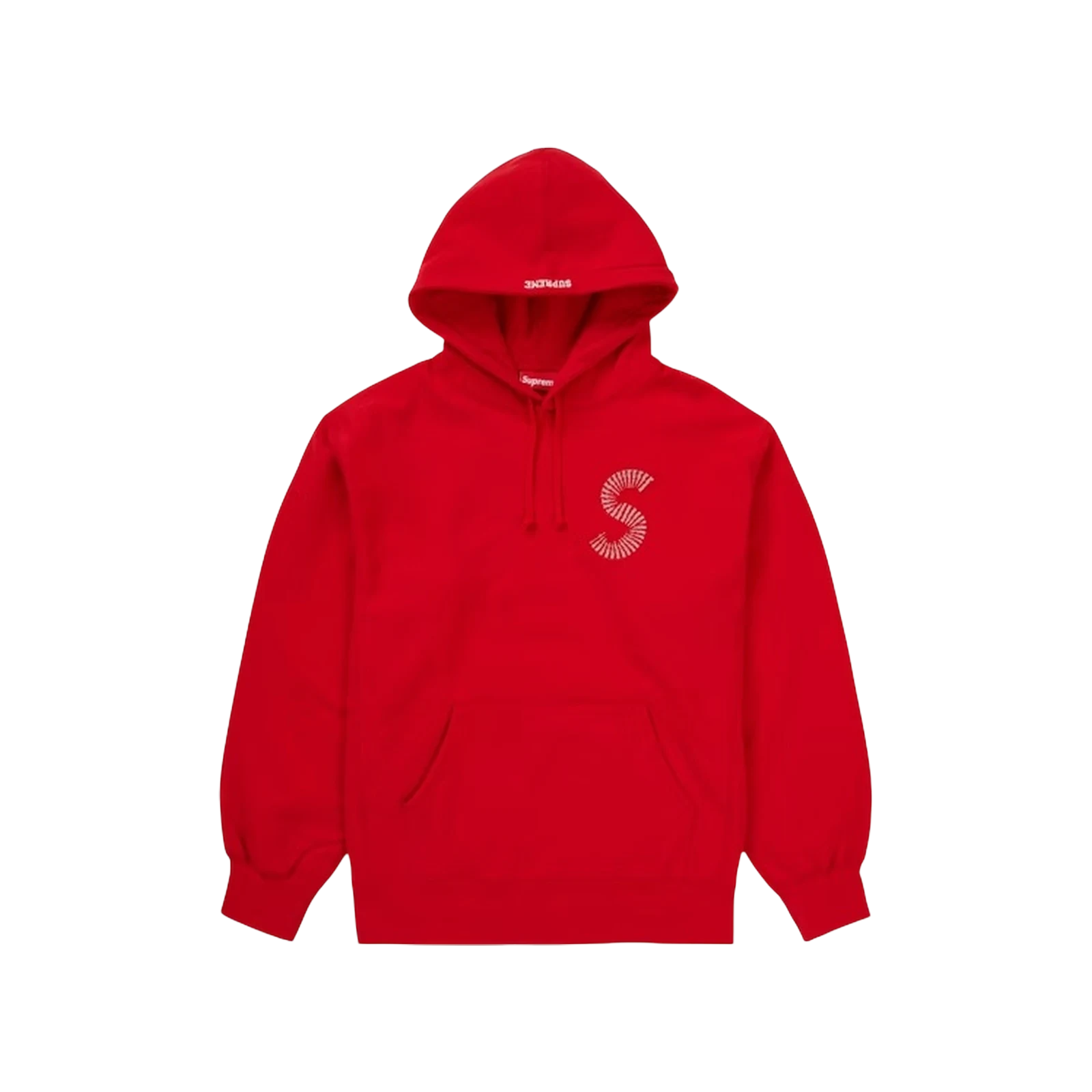 S LOGO HOODED « RED »