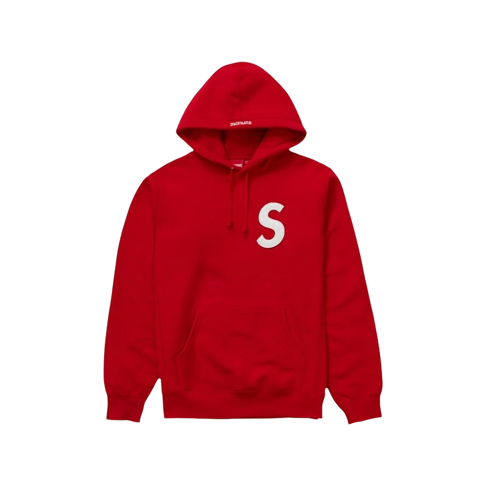 S LOGO HOODED « RED »