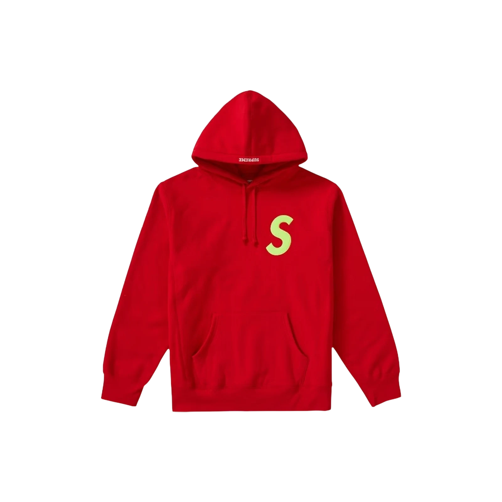 S LOGO HOODED « RED »