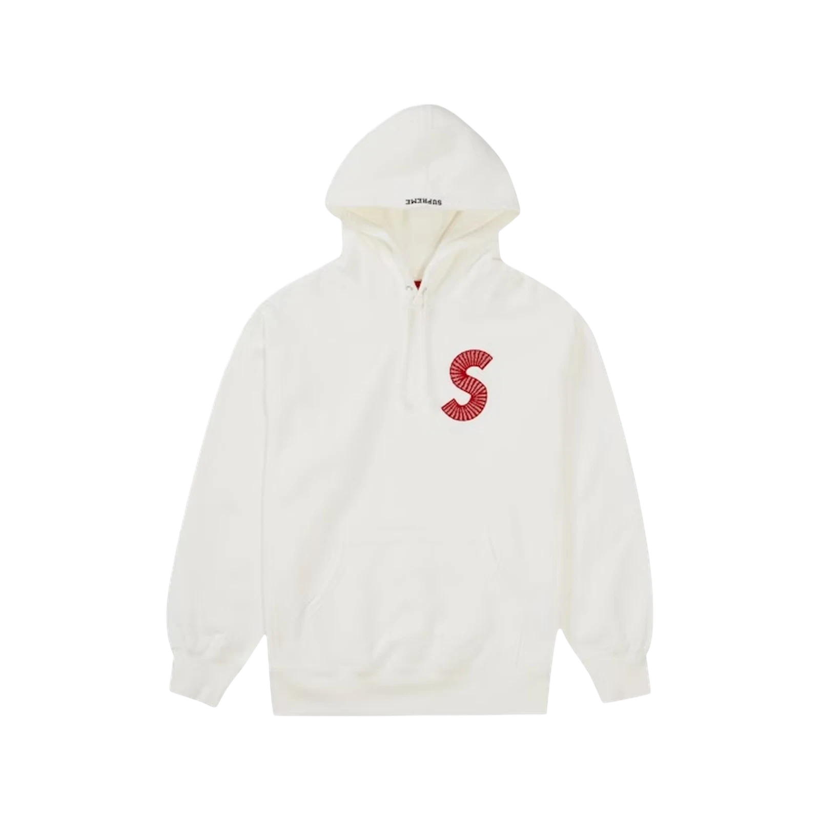 S LOGO HOODED « WHITE »