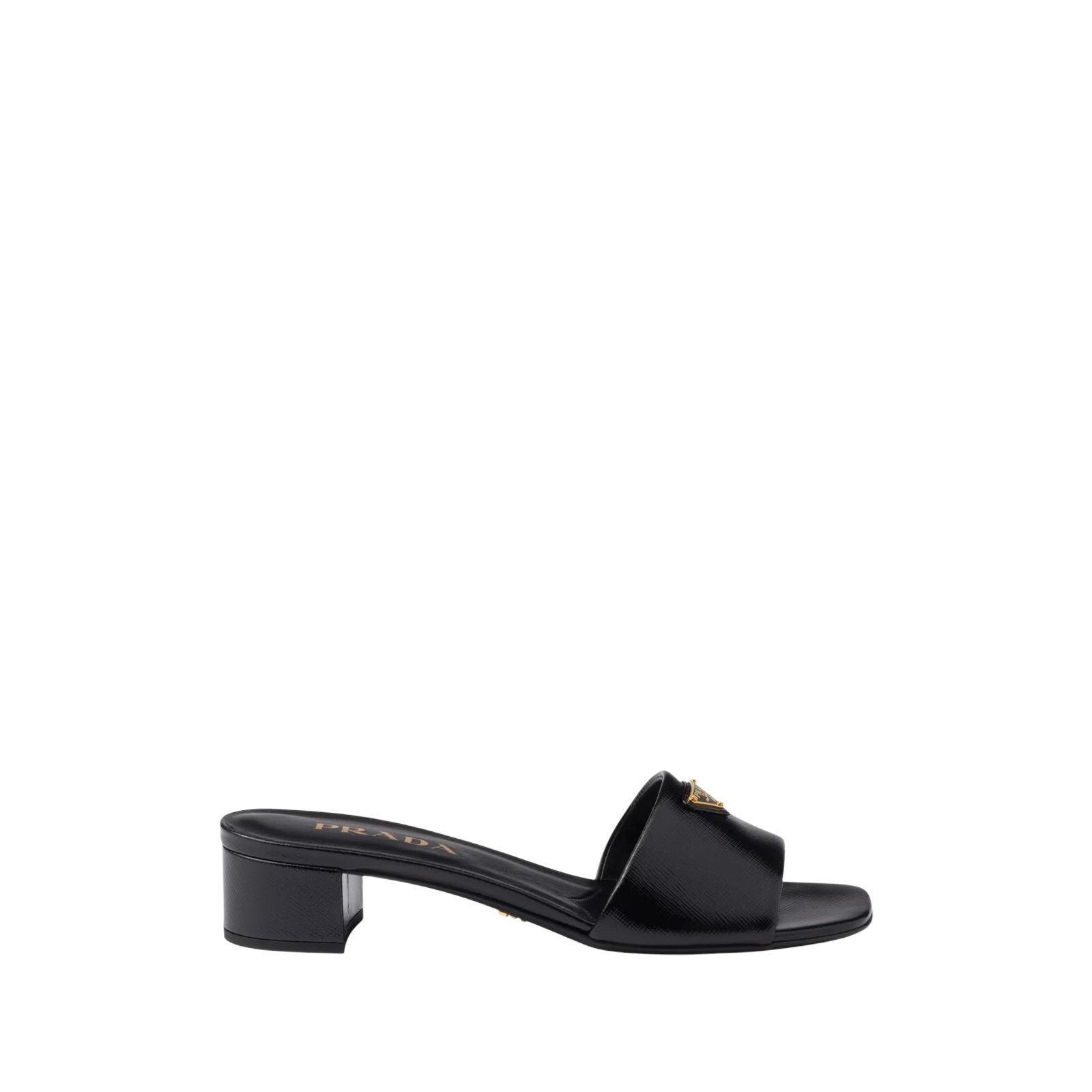 SAFFIANO PATENT LEATHER SANDALS