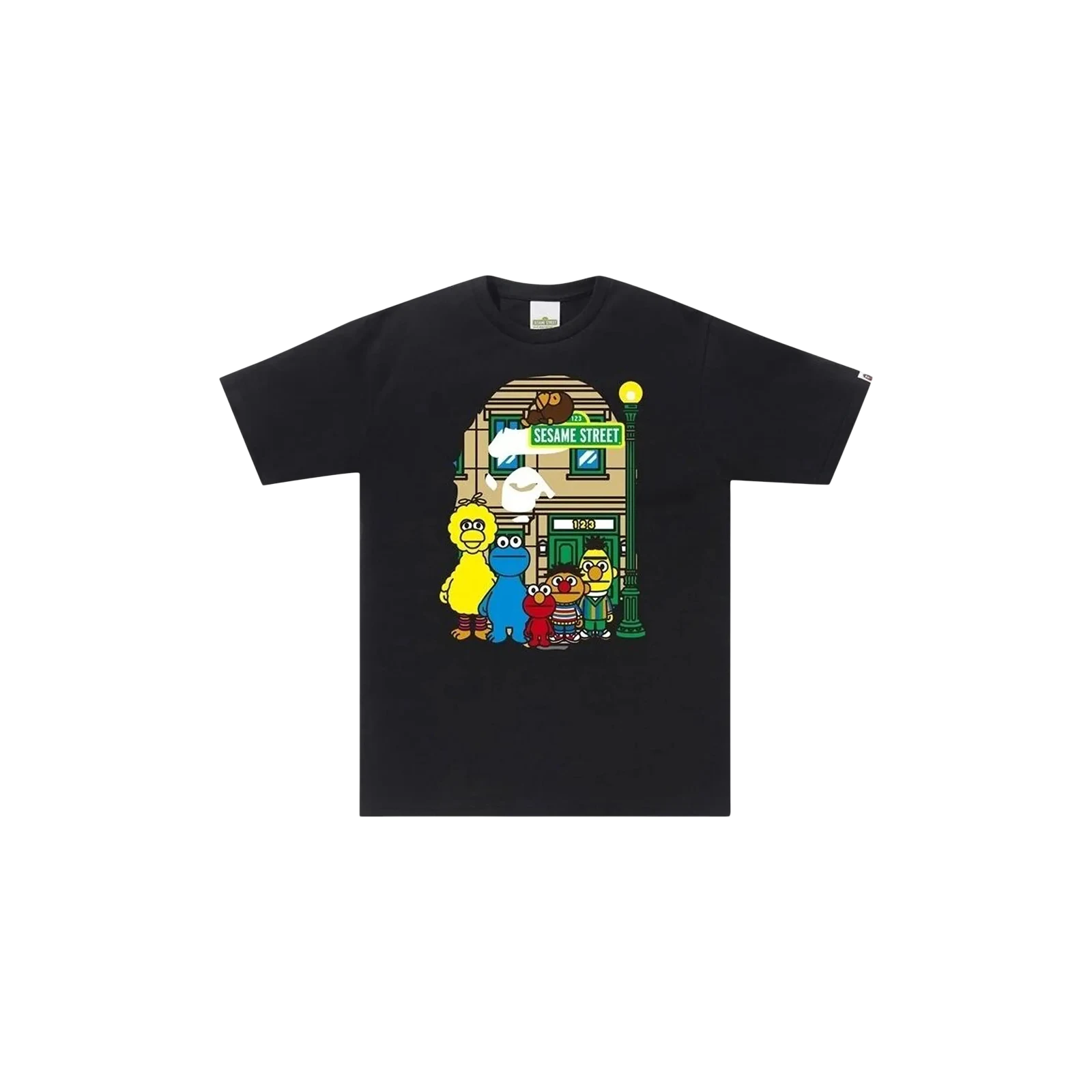 SESAME STREET APE HEAD T-SHIRT « BLACK »