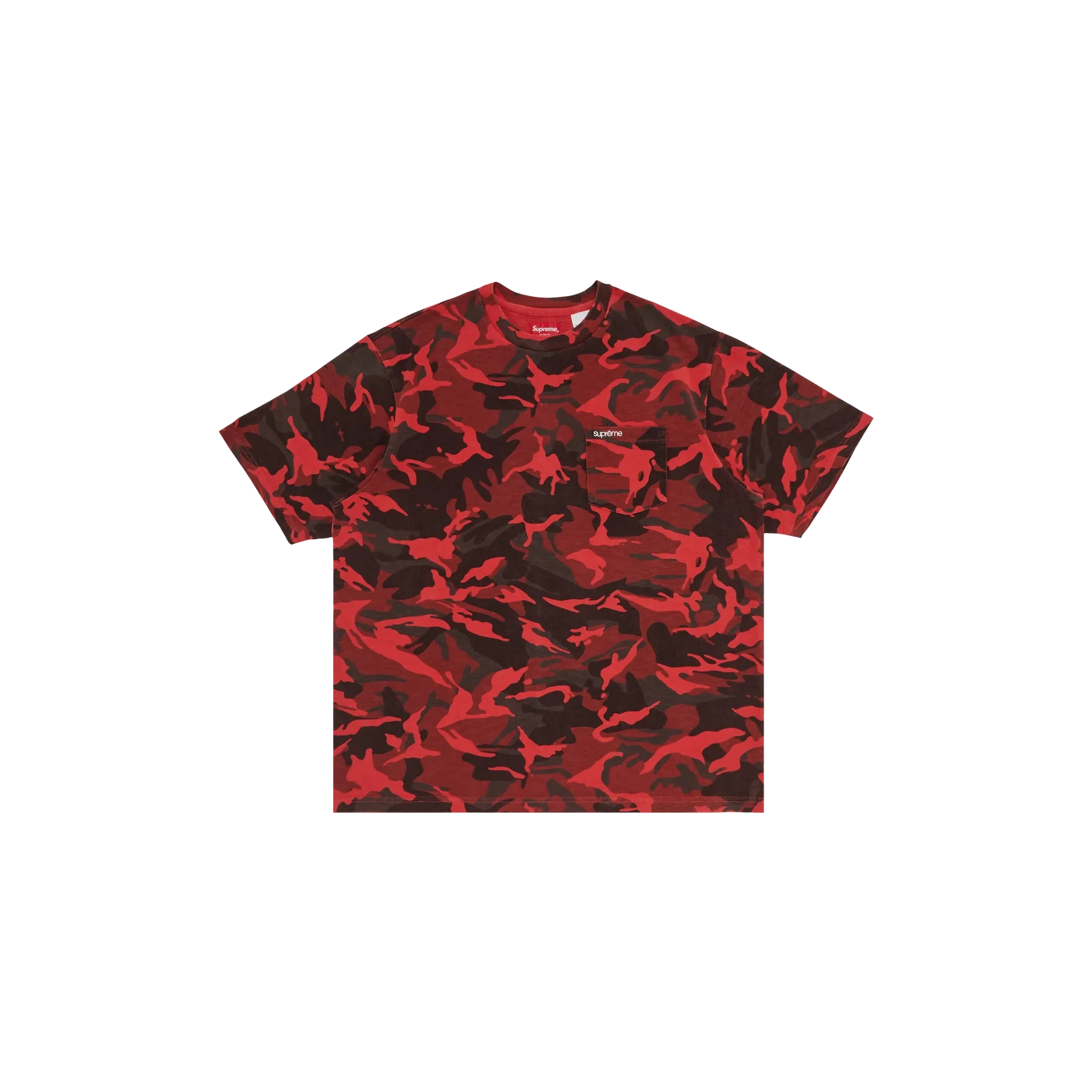 SHORT-SLEEVE POCKET TEE « RED CAMO »